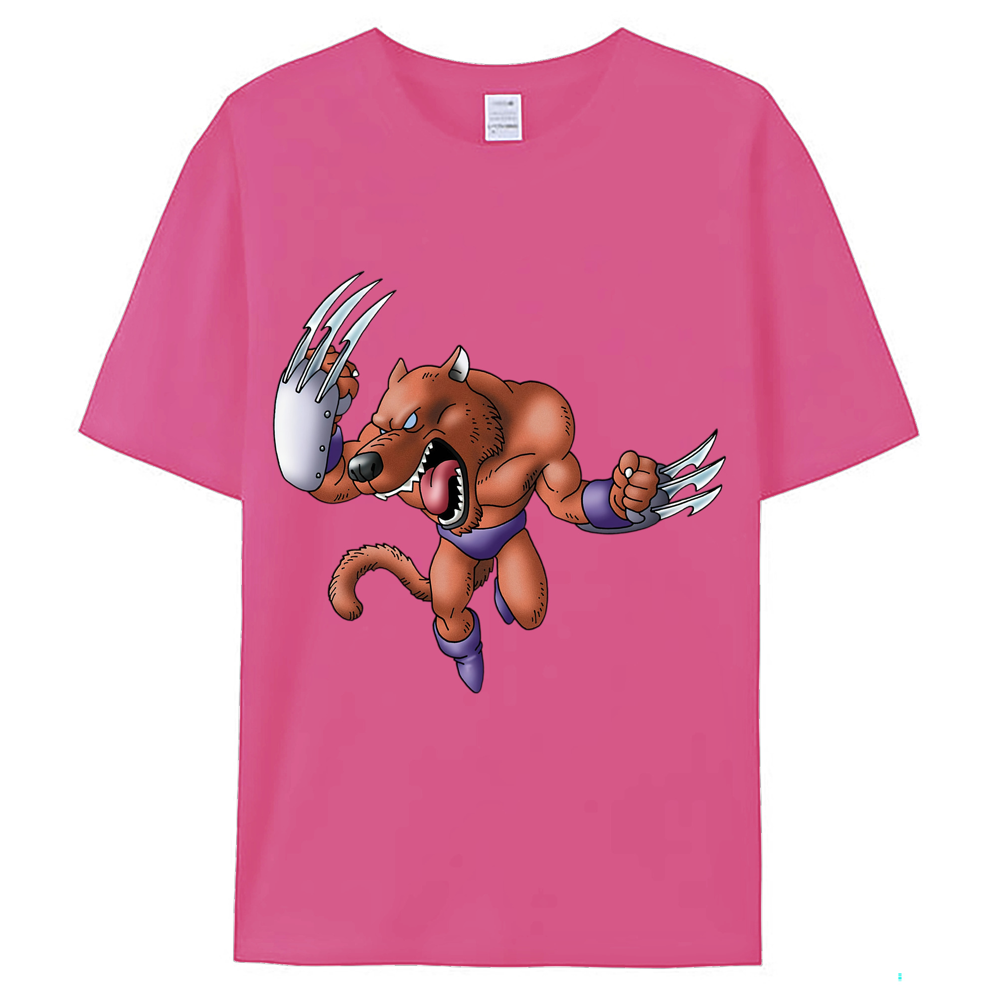 （画像用） ドラゴンクエスト Doragon Kuesuto Dragon Quest レディースカジュアルプリントTシャツ（綿100％）