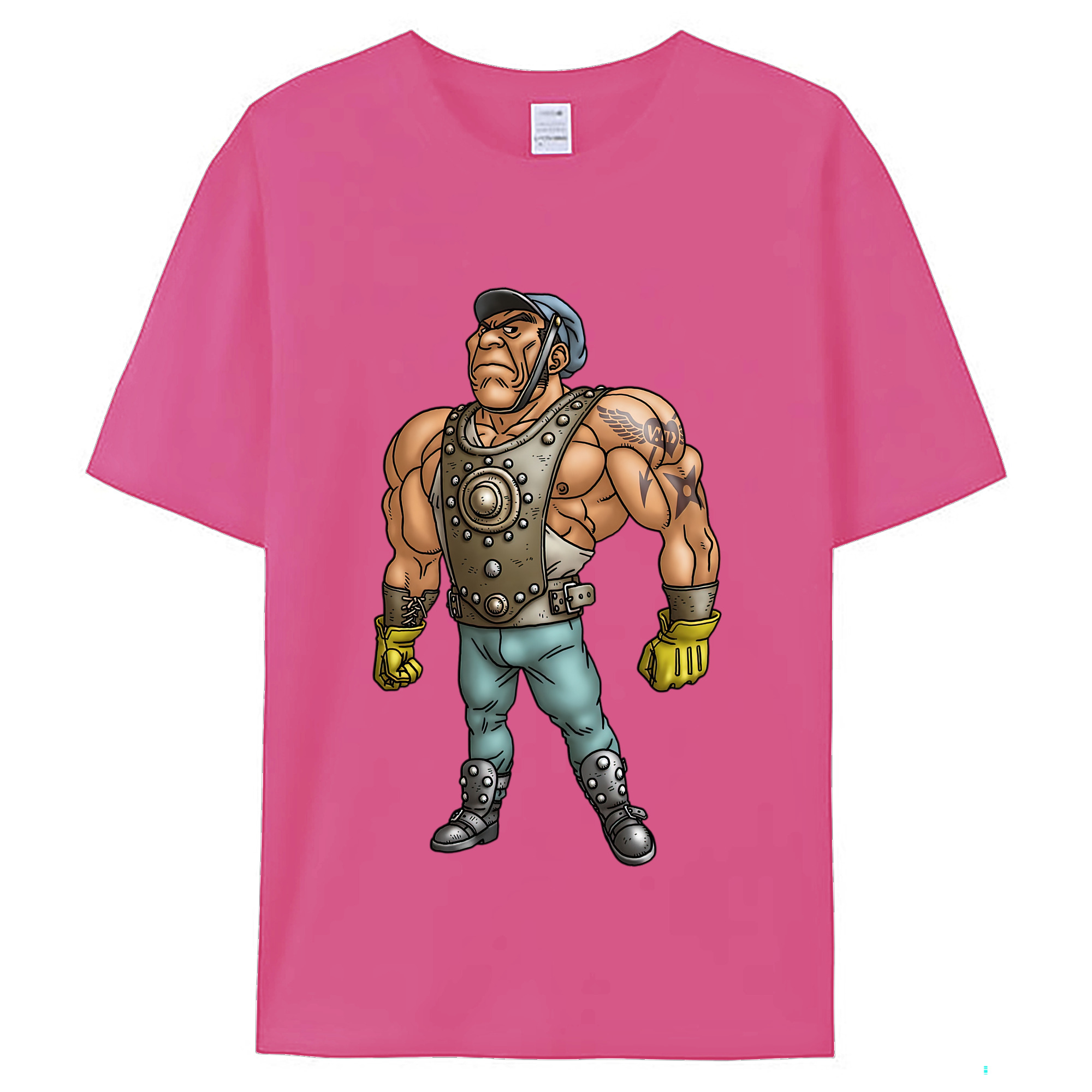 （画像用） ドラゴンクエスト Doragon Kuesuto Dragon Quest レディースカジュアルプリントTシャツ（綿100％）