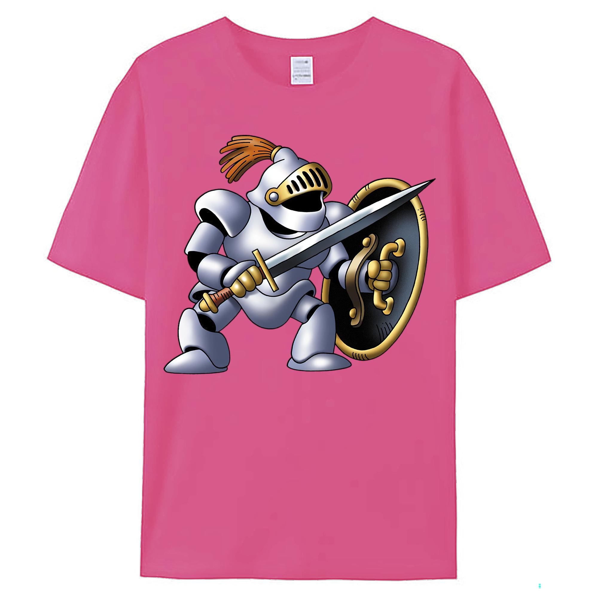 （画像用） ドラゴンクエスト Doragon Kuesuto Dragon Quest レディースカジュアルプリントTシャツ（綿100％）