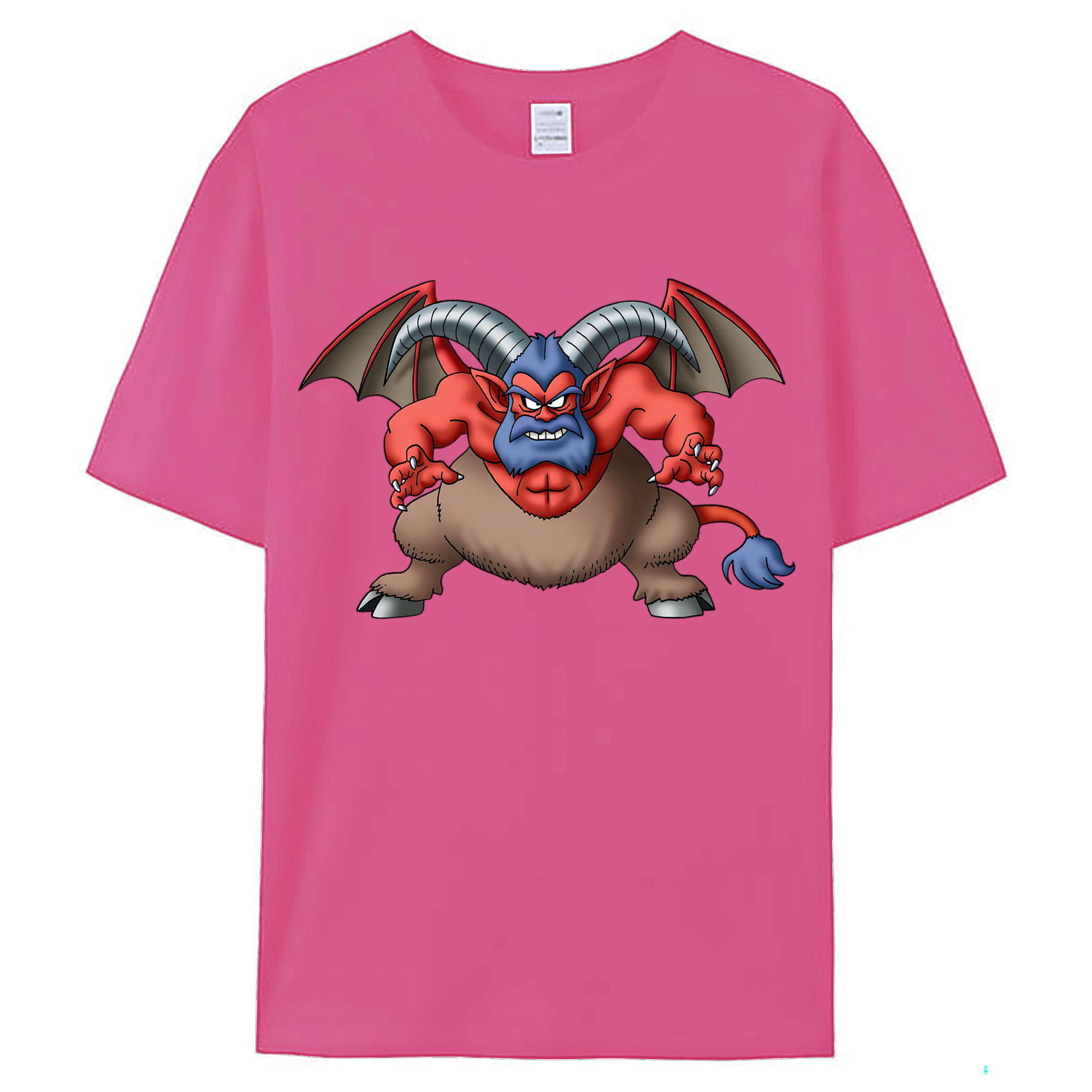 （画像用） ドラゴンクエスト Doragon Kuesuto Dragon Quest レディースカジュアルプリントTシャツ（綿100％）