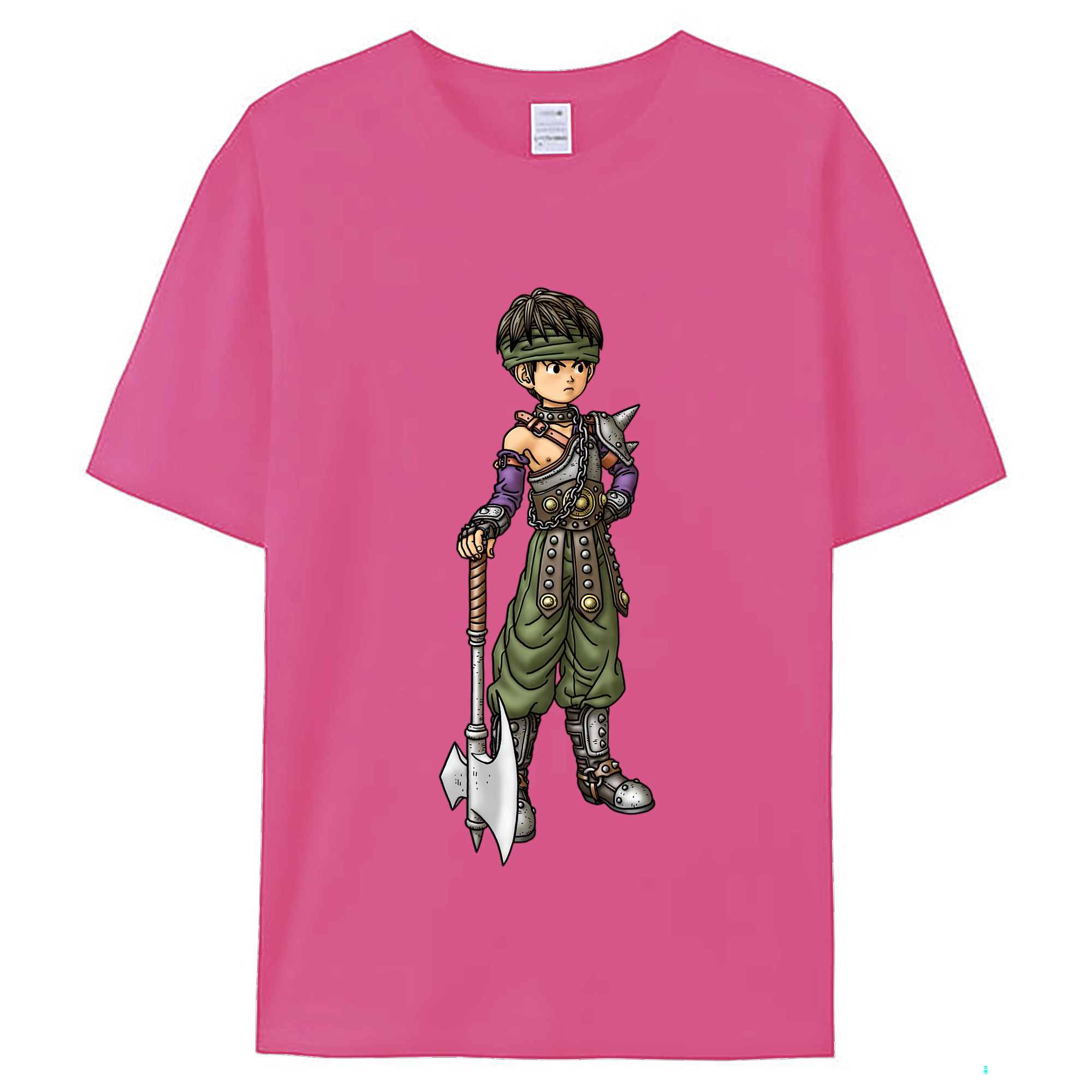 （画像用） ドラゴンクエスト Doragon Kuesuto Dragon Quest レディースカジュアルプリントTシャツ（綿100％）