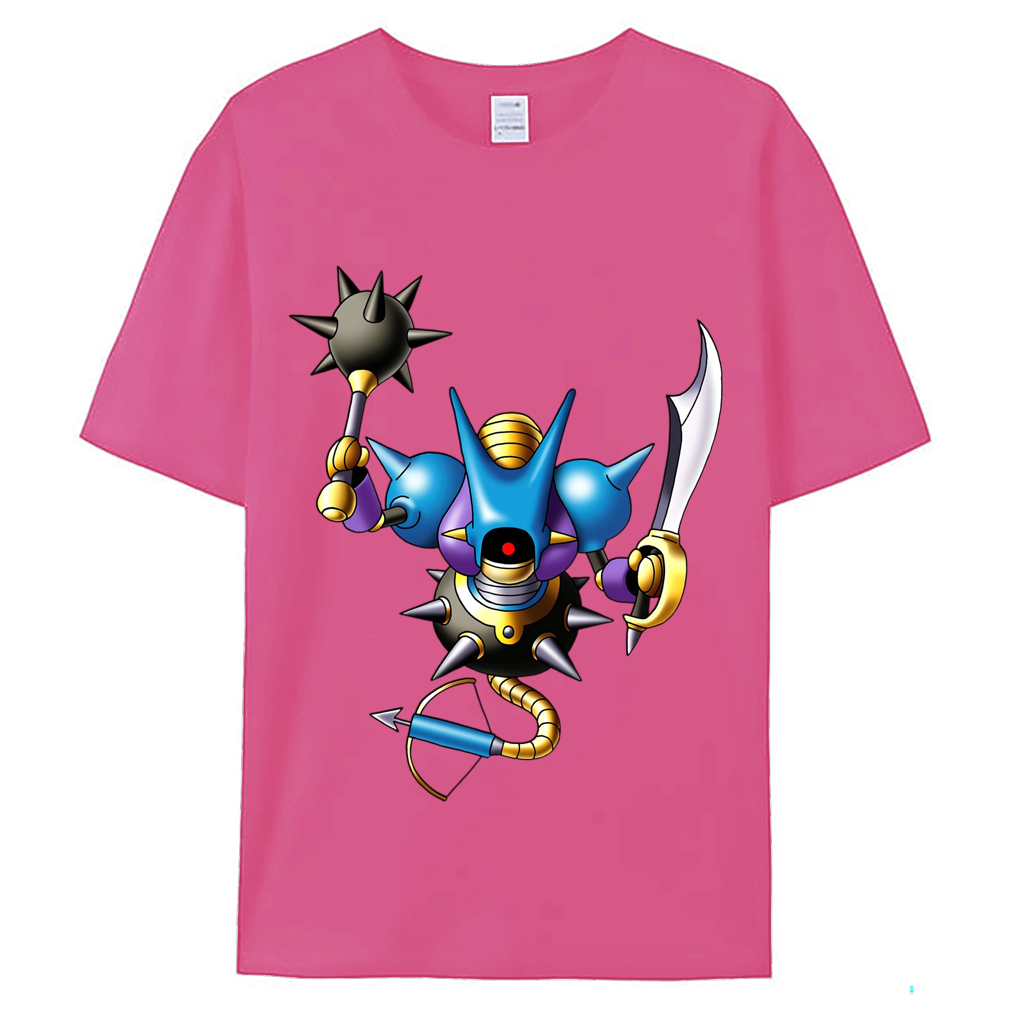（画像用） ドラゴンクエスト Doragon Kuesuto Dragon Quest レディースカジュアルプリントTシャツ（綿100％）