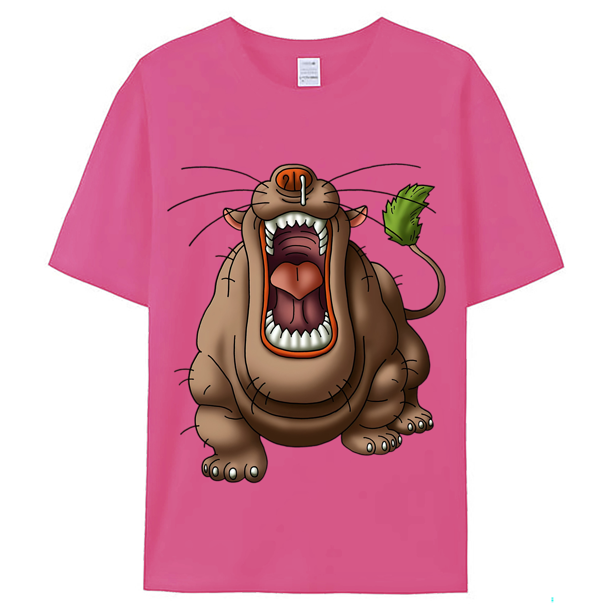 （画像用） ドラゴンクエスト Doragon Kuesuto Dragon Quest レディースカジュアルプリントTシャツ（綿100％）