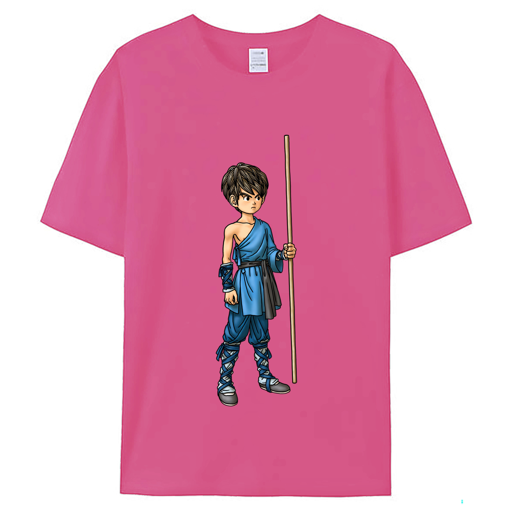 （画像用） ドラゴンクエスト Doragon Kuesuto Dragon Quest レディースカジュアルプリントTシャツ（綿100％）