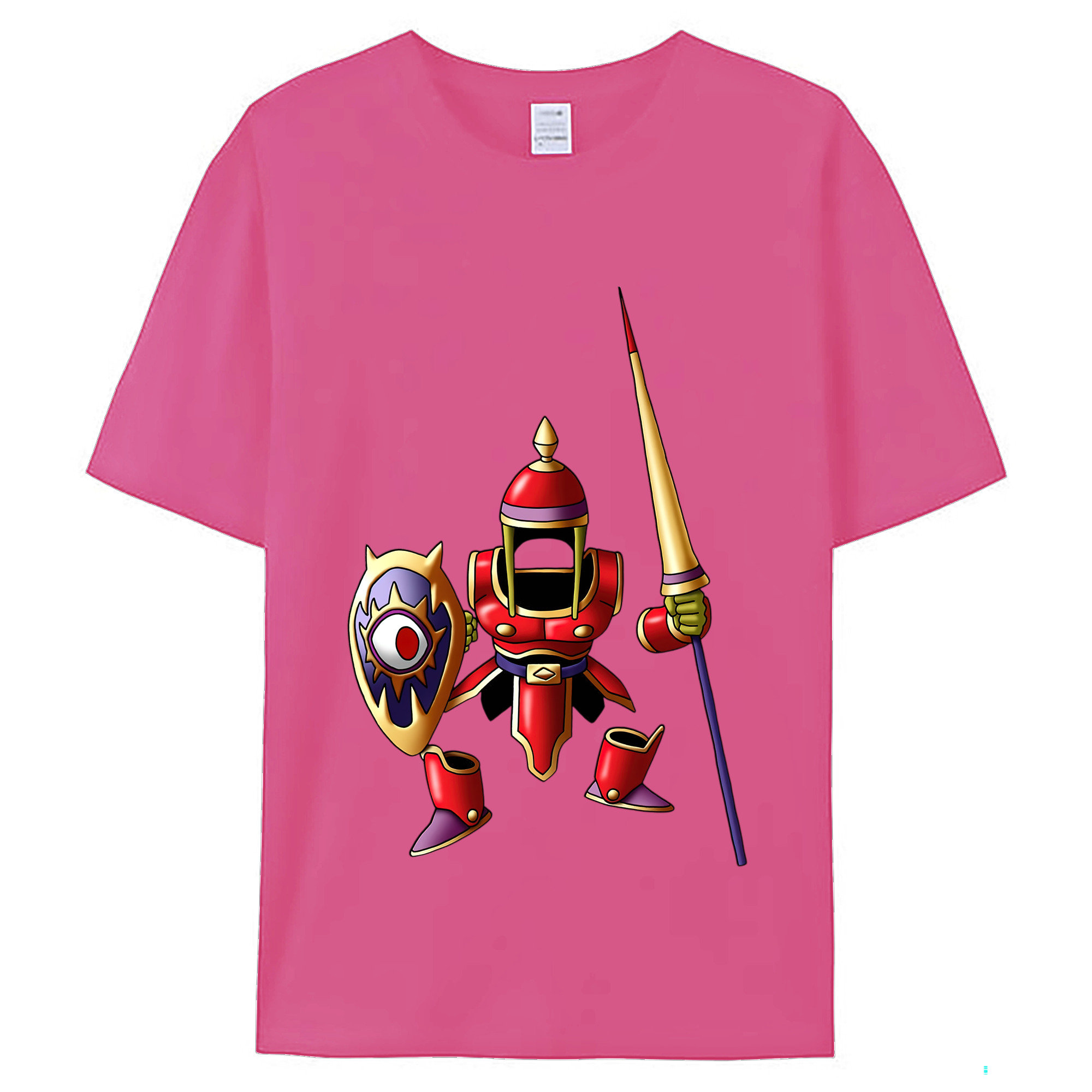 （画像用） ドラゴンクエスト Doragon Kuesuto Dragon Quest レディースカジュアルプリントTシャツ（綿100％）