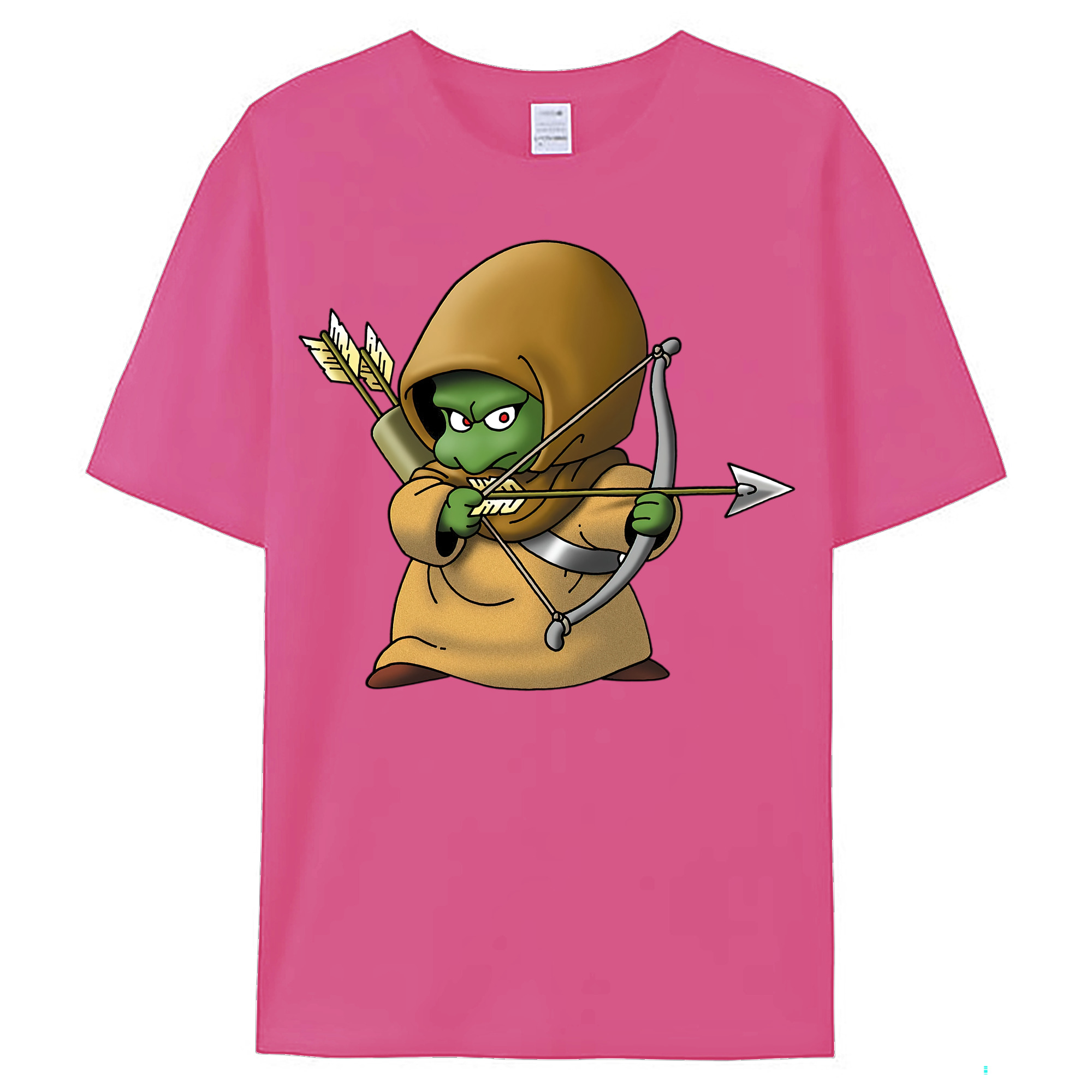 （画像用） ドラゴンクエスト Doragon Kuesuto Dragon Quest レディースカジュアルプリントTシャツ（綿100％）