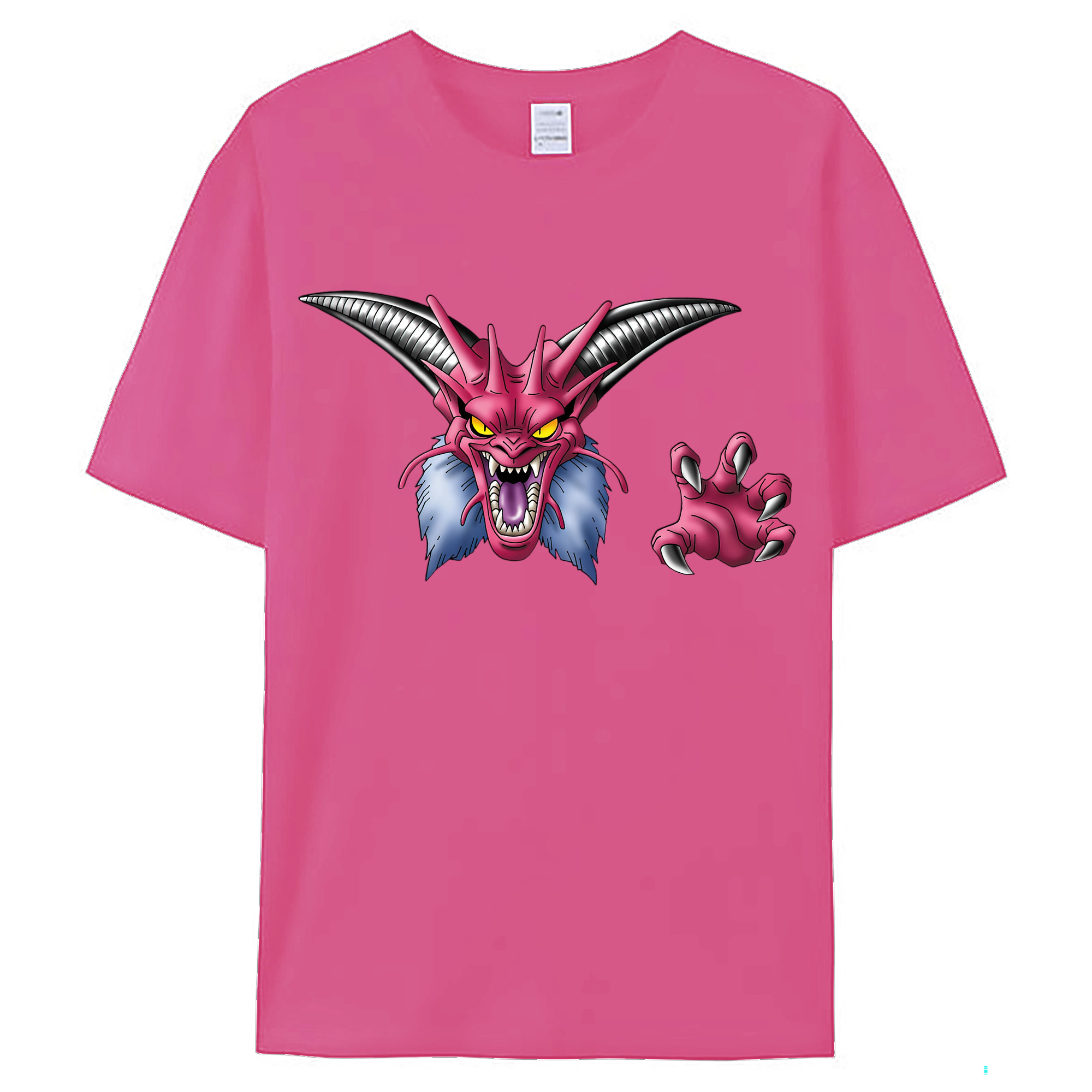 （画像用） ドラゴンクエスト Doragon Kuesuto Dragon Quest レディースカジュアルプリントTシャツ（綿100％）