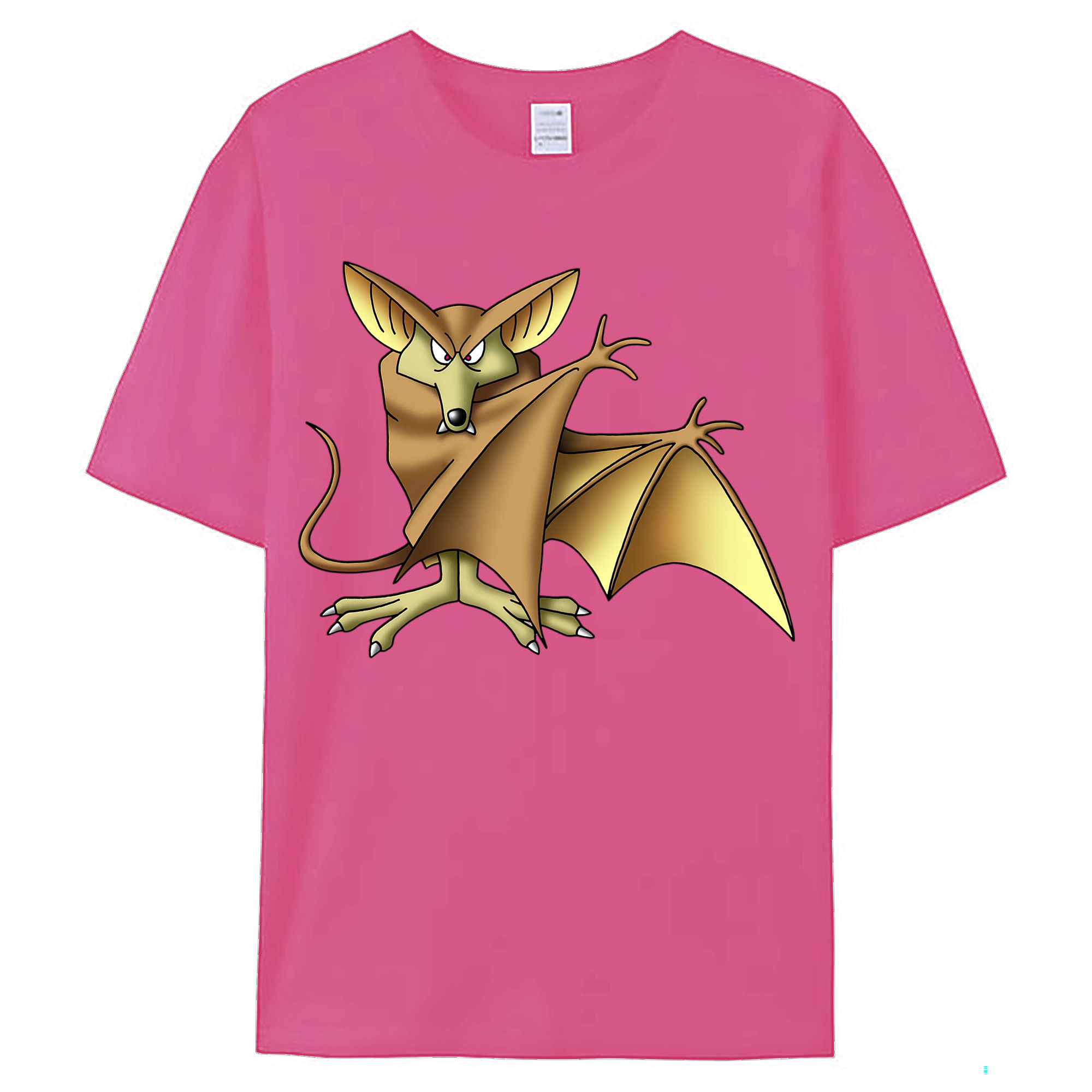 （画像用） ドラゴンクエスト Doragon Kuesuto Dragon Quest レディースカジュアルプリントTシャツ（綿100％）