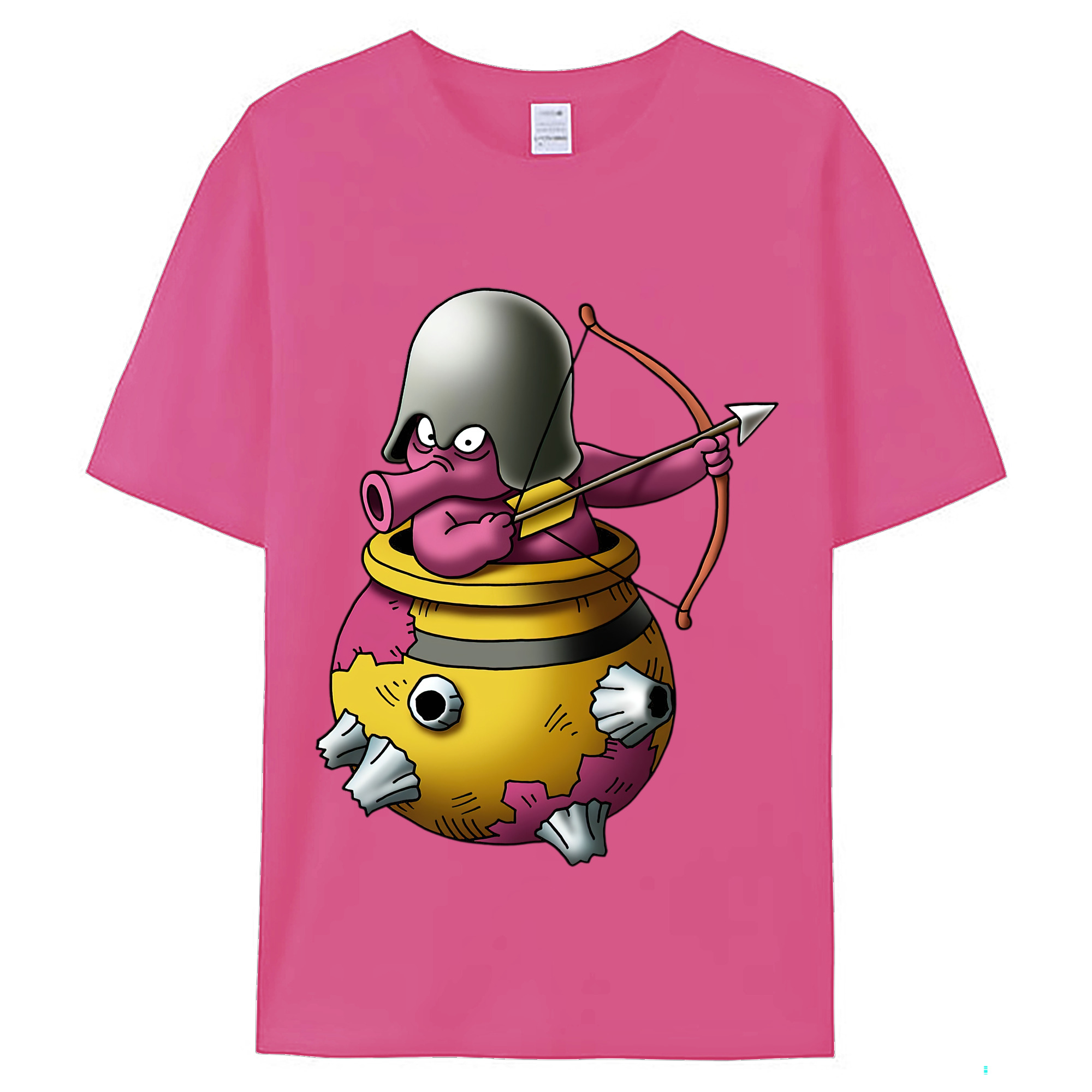 （画像用） ドラゴンクエスト Doragon Kuesuto Dragon Quest レディースカジュアルプリントTシャツ（綿100％）