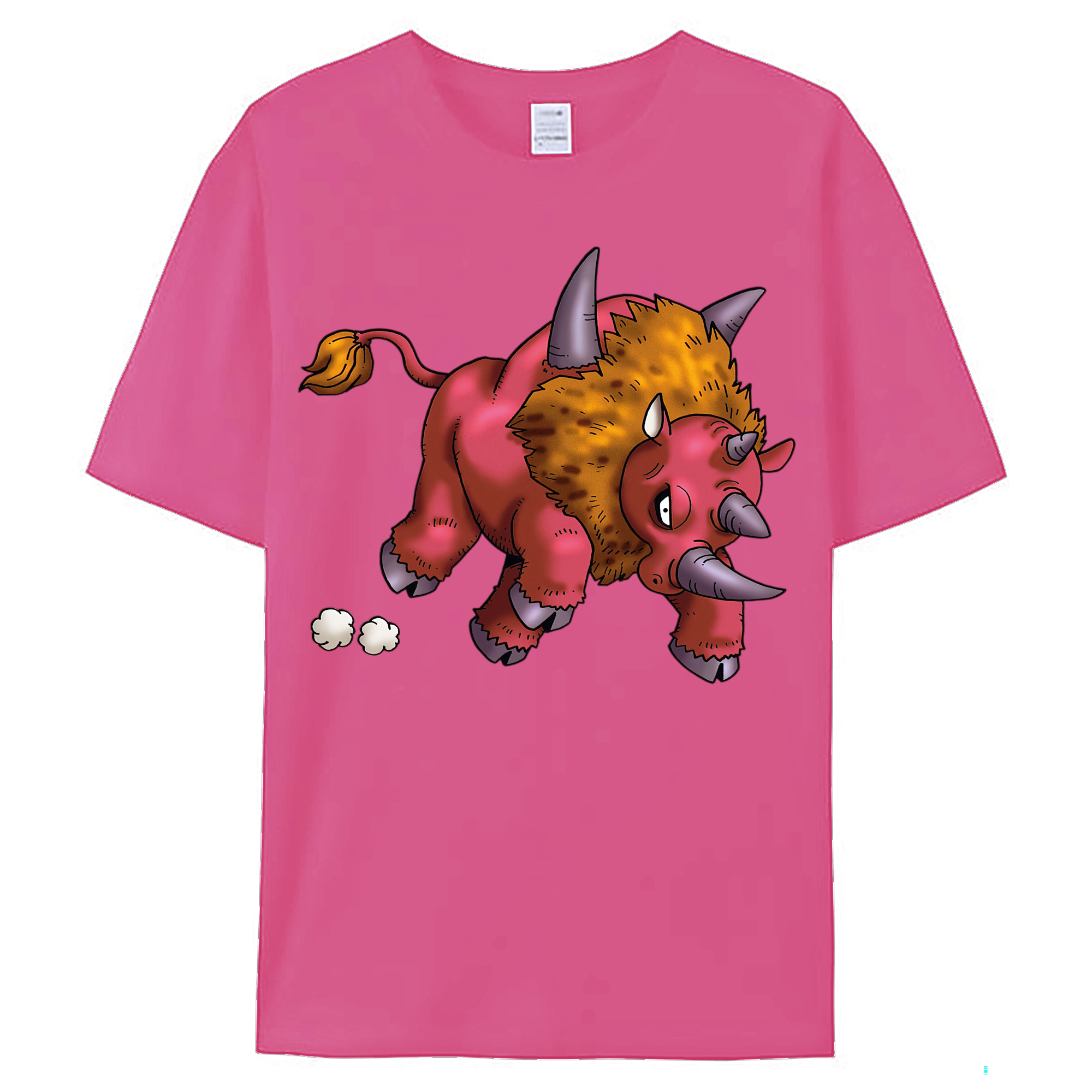 （画像用） ドラゴンクエスト Doragon Kuesuto Dragon Quest レディースカジュアルプリントTシャツ（綿100％）