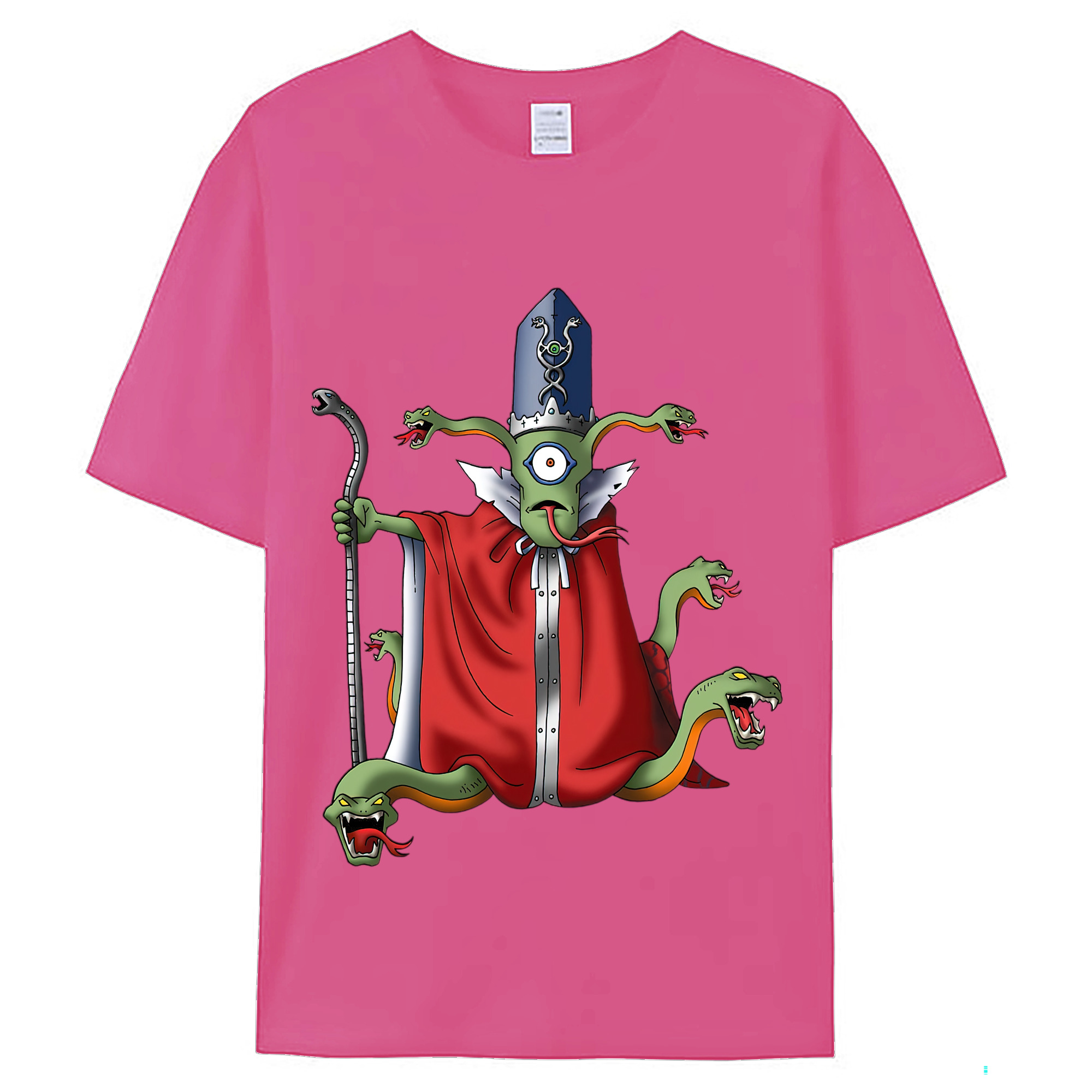 （画像用） ドラゴンクエスト Doragon Kuesuto Dragon Quest レディースカジュアルプリントTシャツ（綿100％）