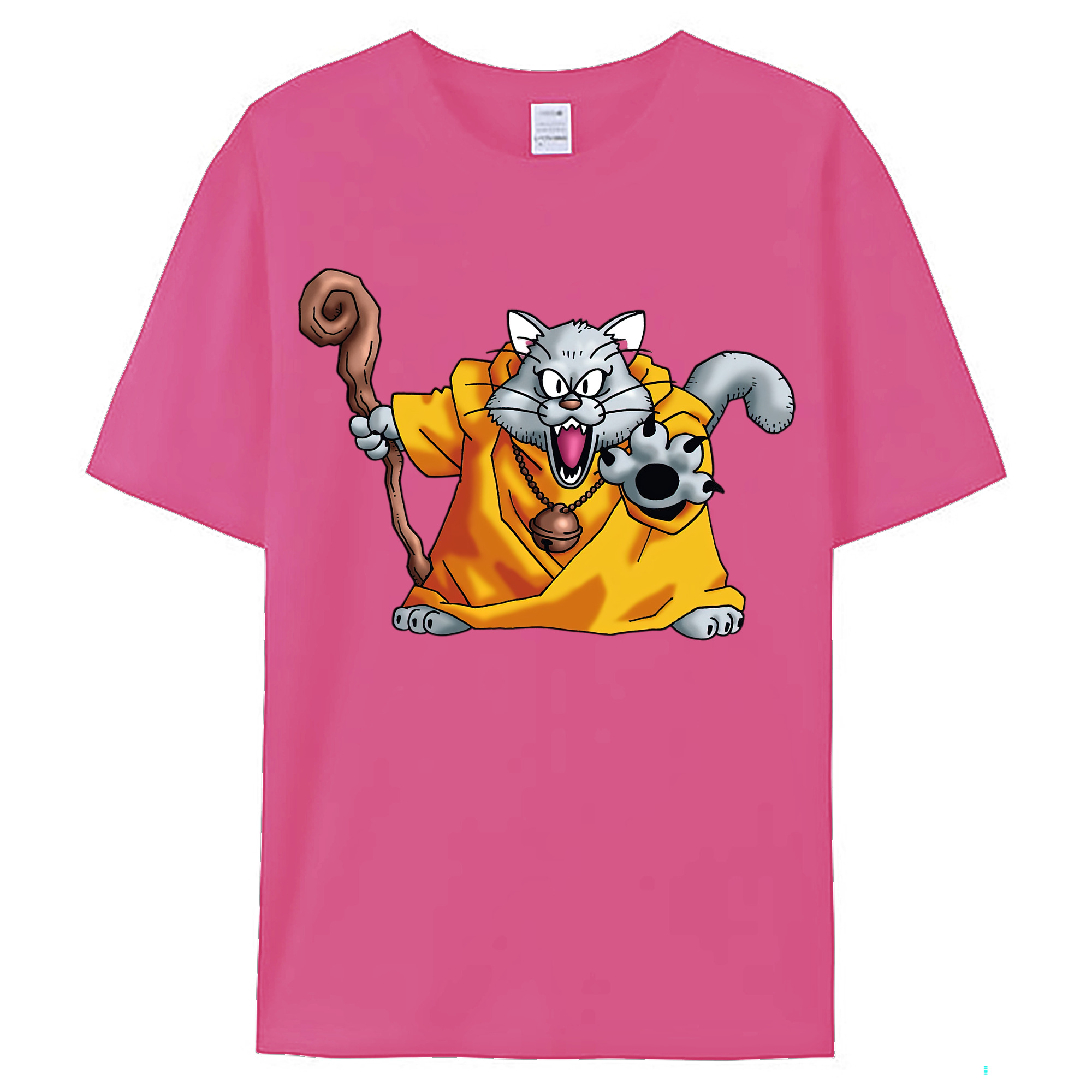 （画像用） ドラゴンクエスト Doragon Kuesuto Dragon Quest レディースカジュアルプリントTシャツ（綿100％）