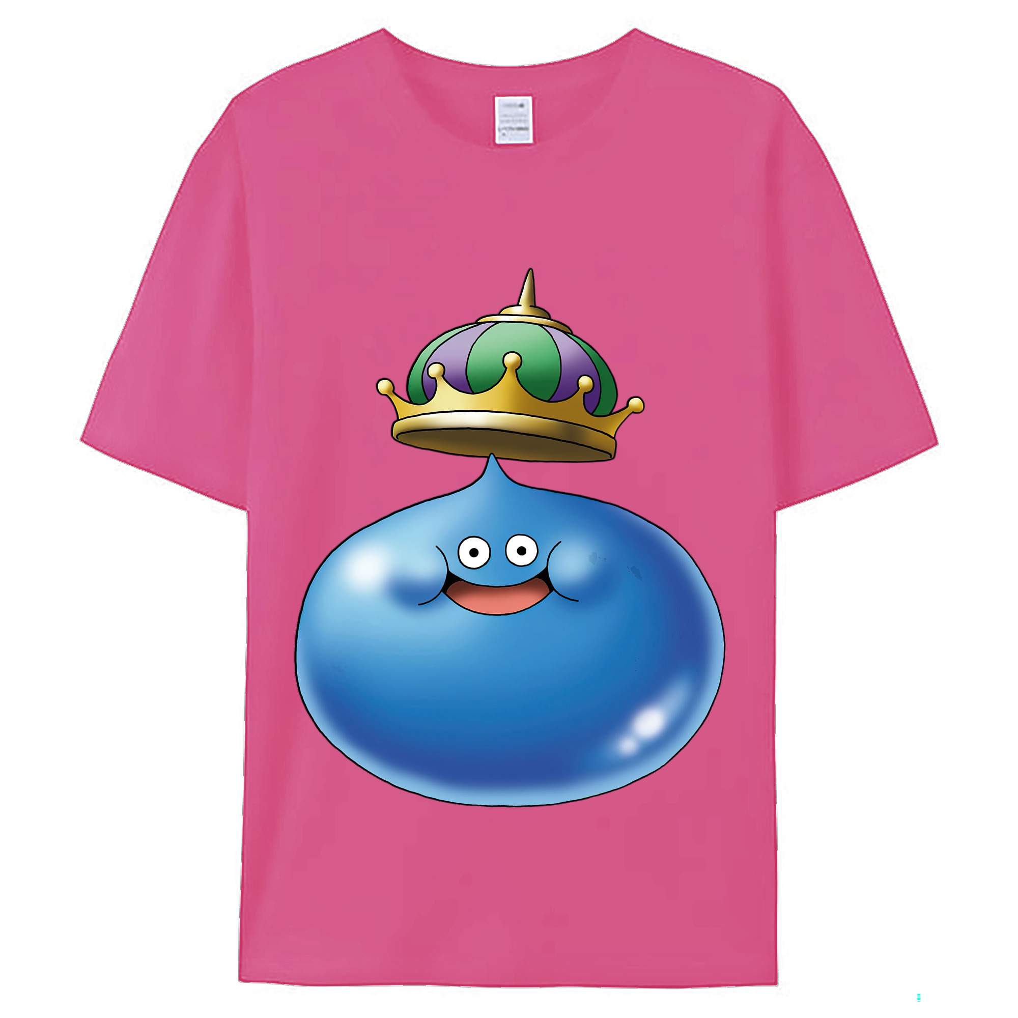 （画像用） ドラゴンクエスト Doragon Kuesuto Dragon Quest レディースカジュアルプリントTシャツ（綿100％）