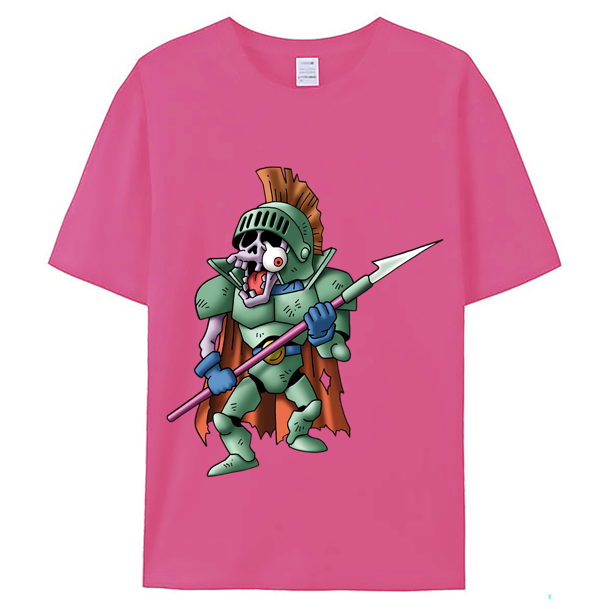 （画像用） ドラゴンクエスト Doragon Kuesuto Dragon Quest レディースカジュアルプリントTシャツ（綿100％）