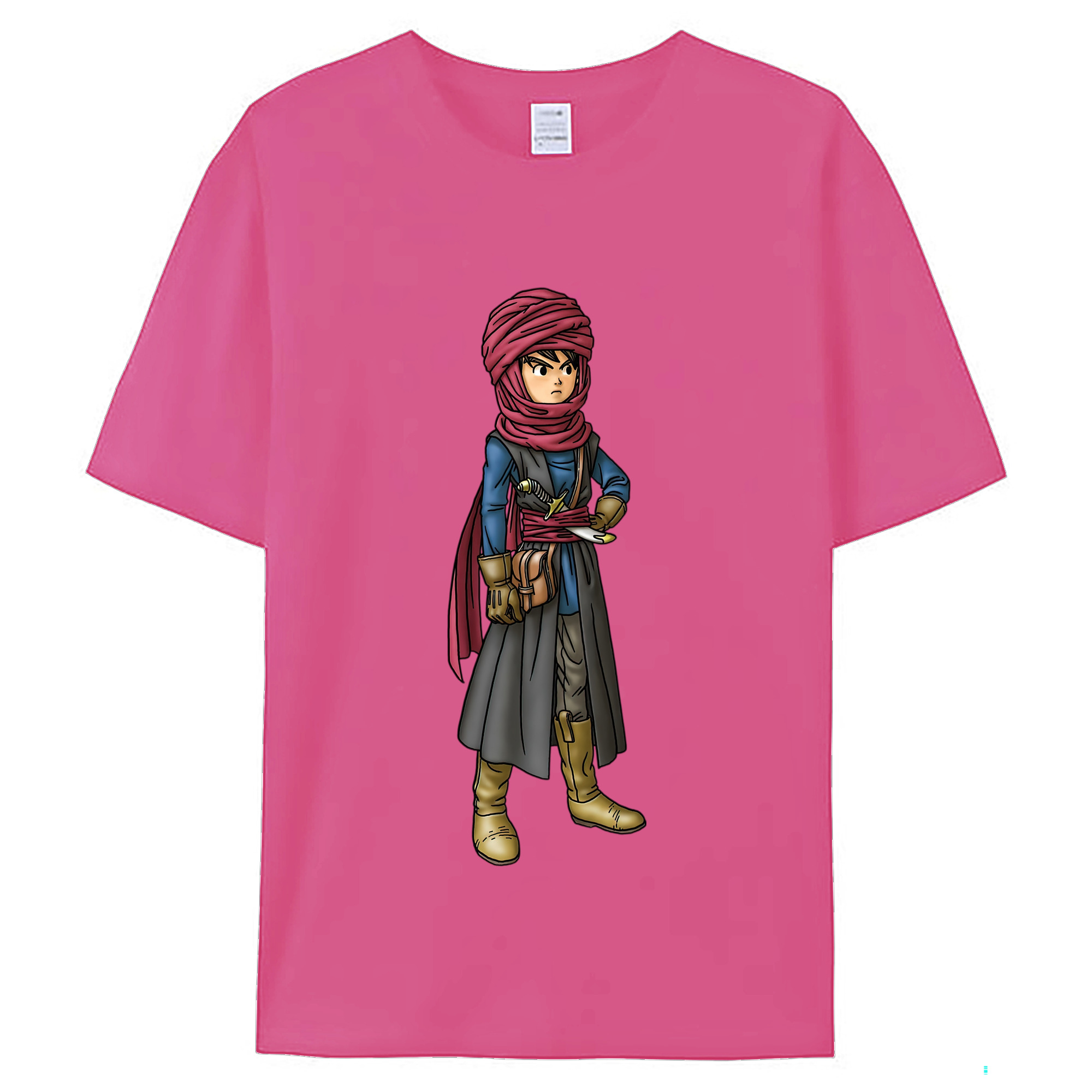 （画像用） ドラゴンクエスト Doragon Kuesuto Dragon Quest レディースカジュアルプリントTシャツ（綿100％）