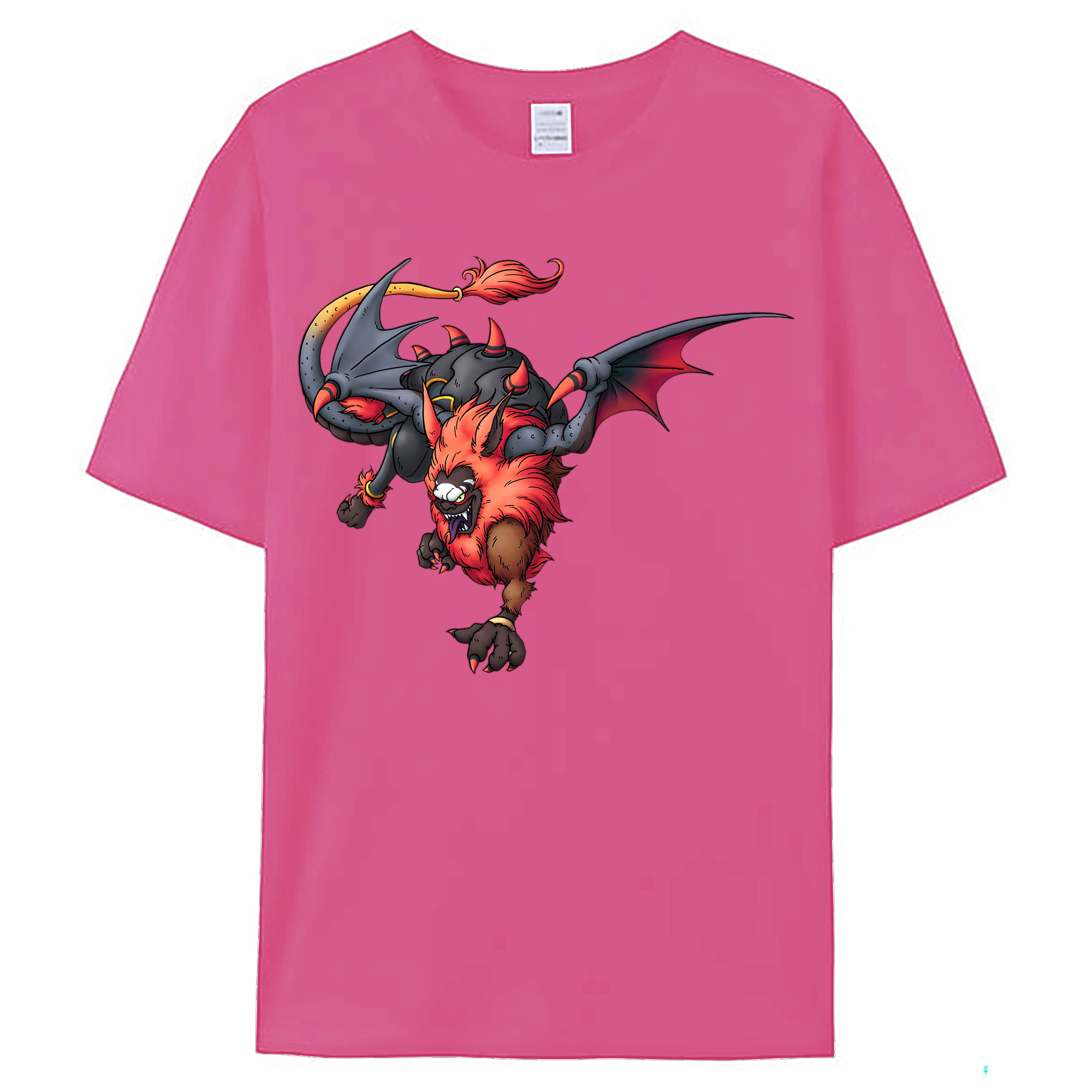 （画像用） ドラゴンクエスト Doragon Kuesuto Dragon Quest レディースカジュアルプリントTシャツ（綿100％）
