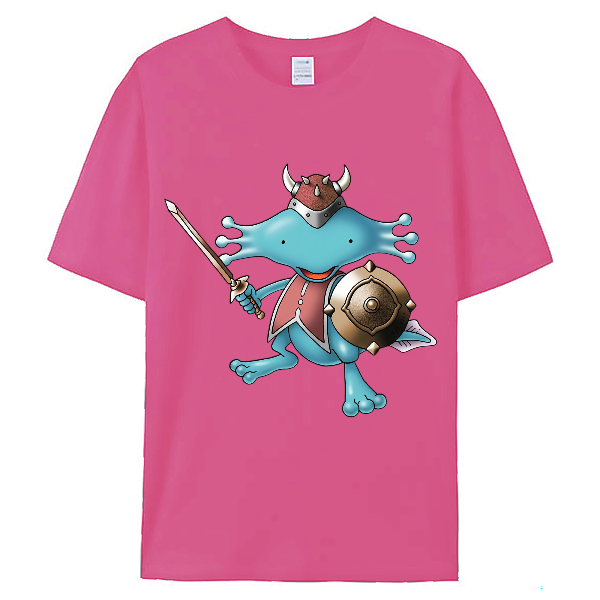 （画像用） ドラゴンクエスト Doragon Kuesuto Dragon Quest レディースカジュアルプリントTシャツ（綿100％）