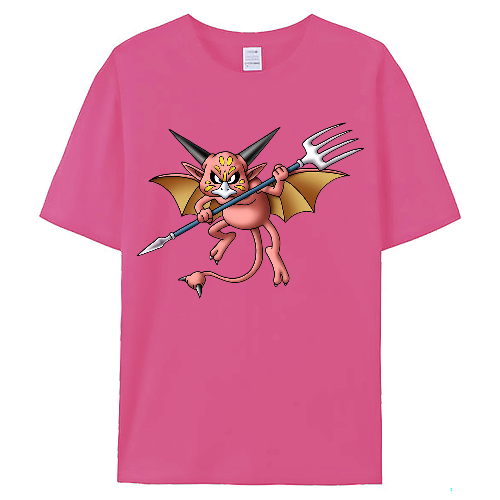 （画像用） ドラゴンクエスト Doragon Kuesuto Dragon Quest レディースカジュアルプリントTシャツ（綿100％）