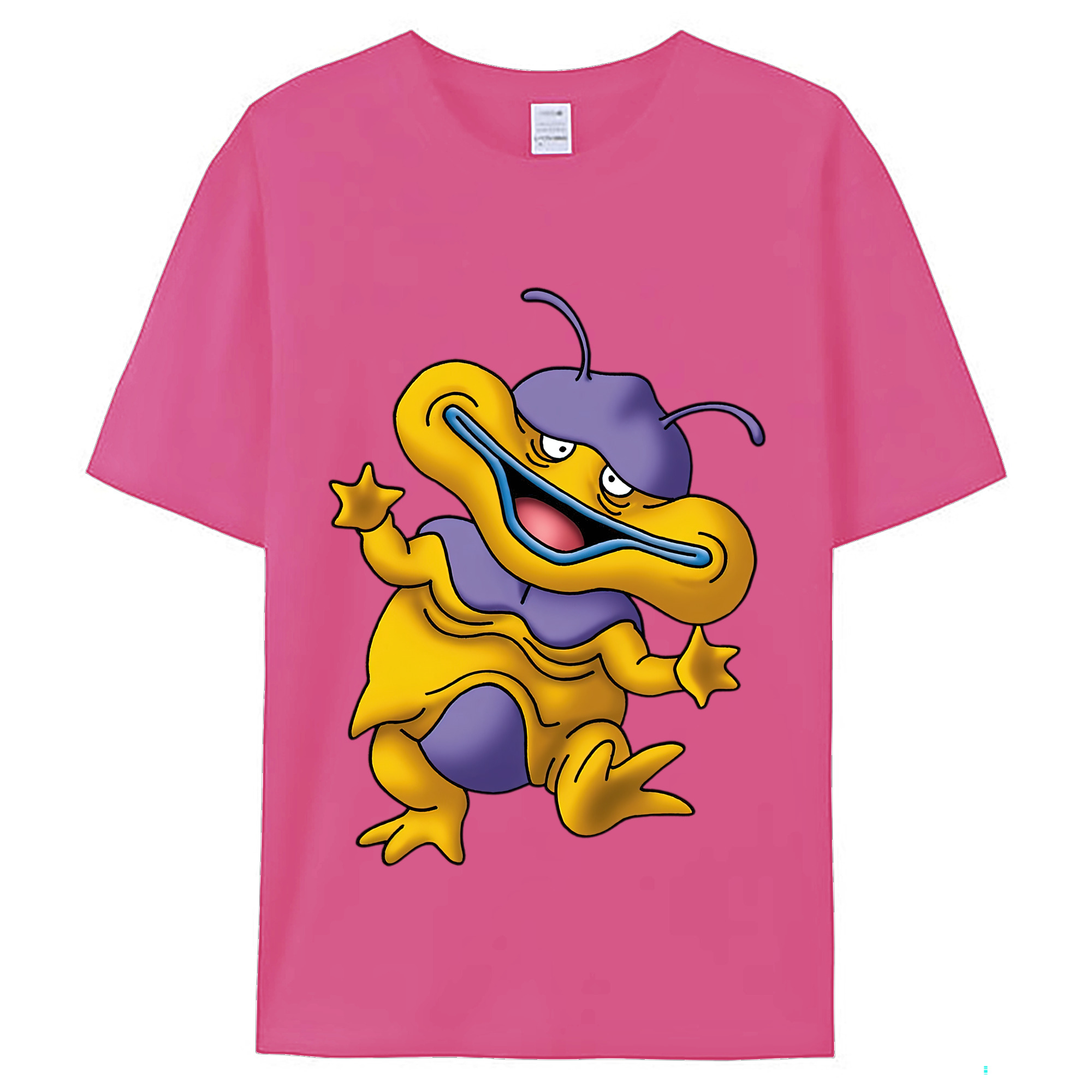 （画像用） ドラゴンクエスト Doragon Kuesuto Dragon Quest レディースカジュアルプリントTシャツ（綿100％）