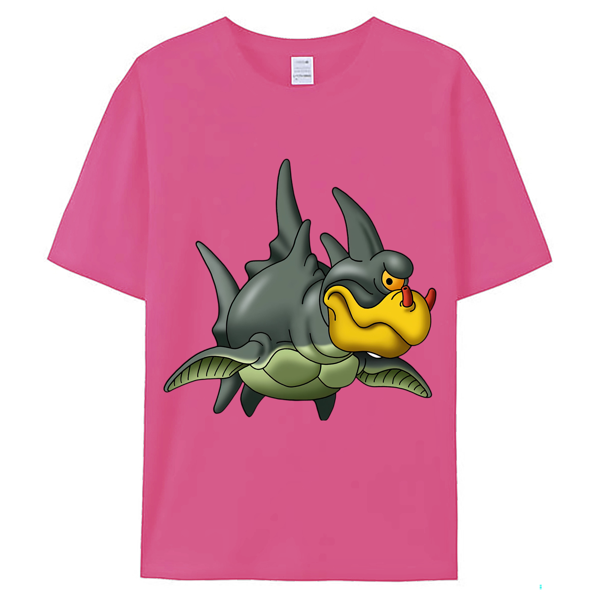（画像用） ドラゴンクエスト Doragon Kuesuto Dragon Quest レディースカジュアルプリントTシャツ（綿100％）