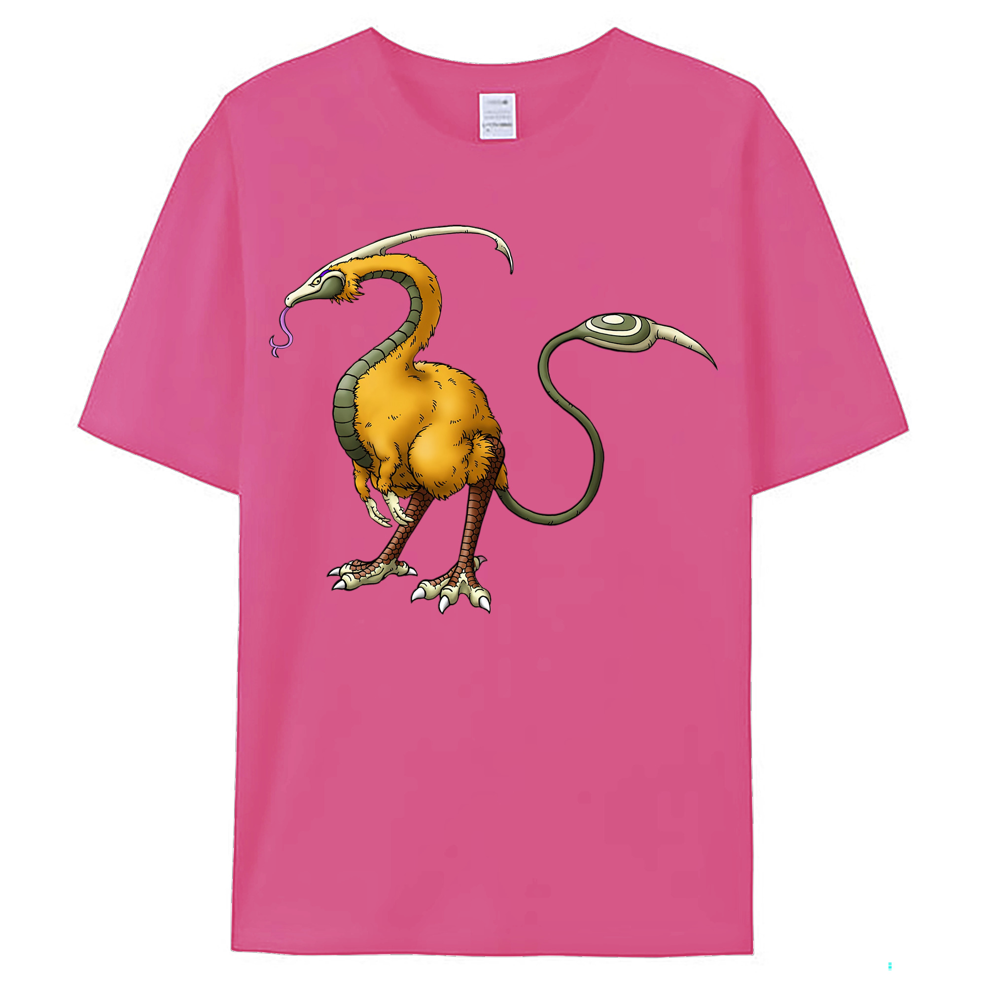 （画像用） ドラゴンクエスト Doragon Kuesuto Dragon Quest レディースカジュアルプリントTシャツ（綿100％）