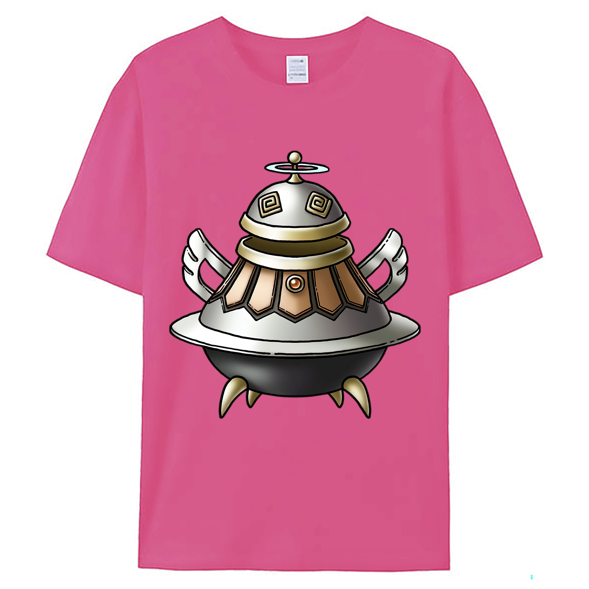 （画像用） ドラゴンクエスト Doragon Kuesuto Dragon Quest レディースカジュアルプリントTシャツ（綿100％）