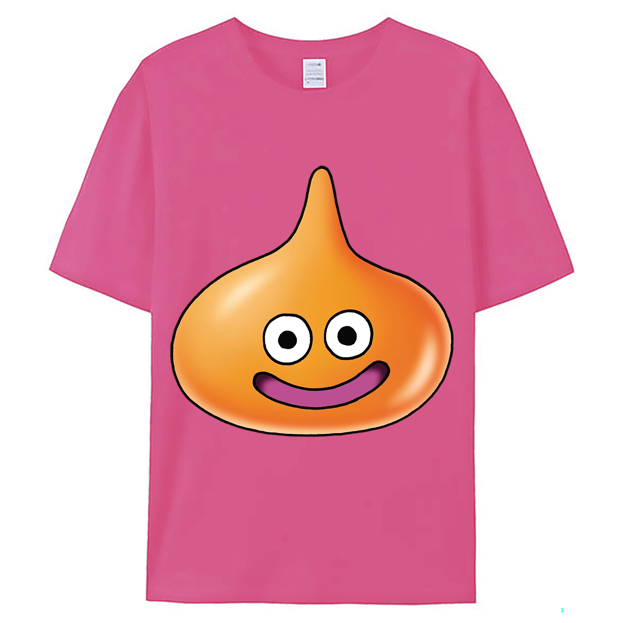 （画像用） ドラゴンクエスト Doragon Kuesuto Dragon Quest レディースカジュアルプリントTシャツ（綿100％）