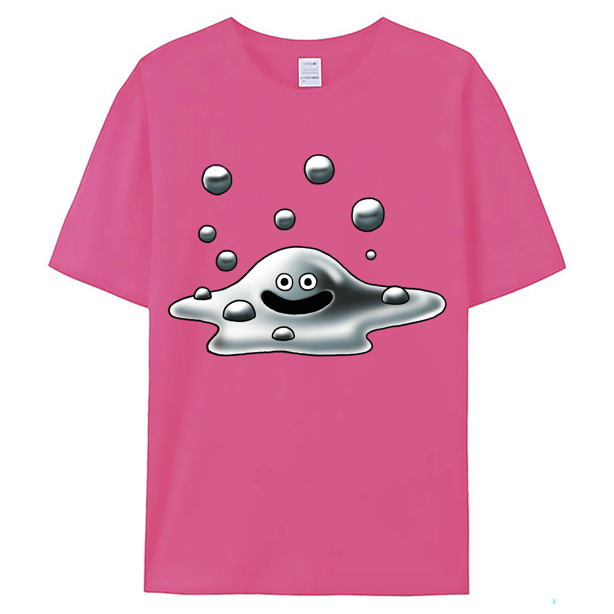 （画像用） ドラゴンクエスト Doragon Kuesuto Dragon Quest レディースカジュアルプリントTシャツ（綿100％）