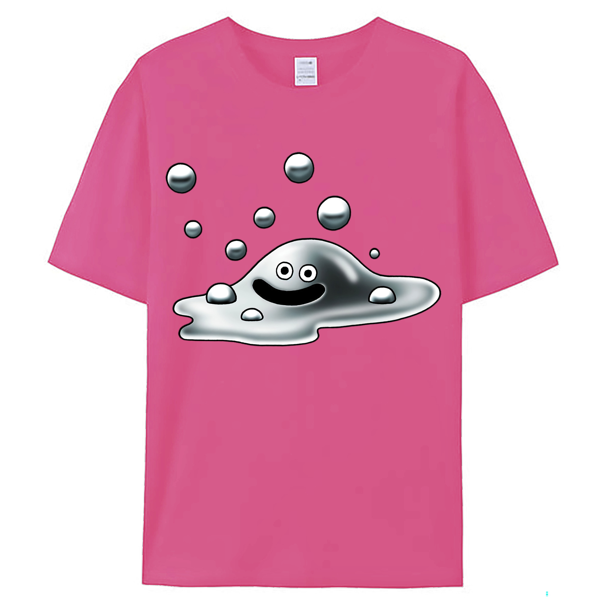 （画像用） ドラゴンクエスト Doragon Kuesuto Dragon Quest レディースカジュアルプリントTシャツ（綿100％）