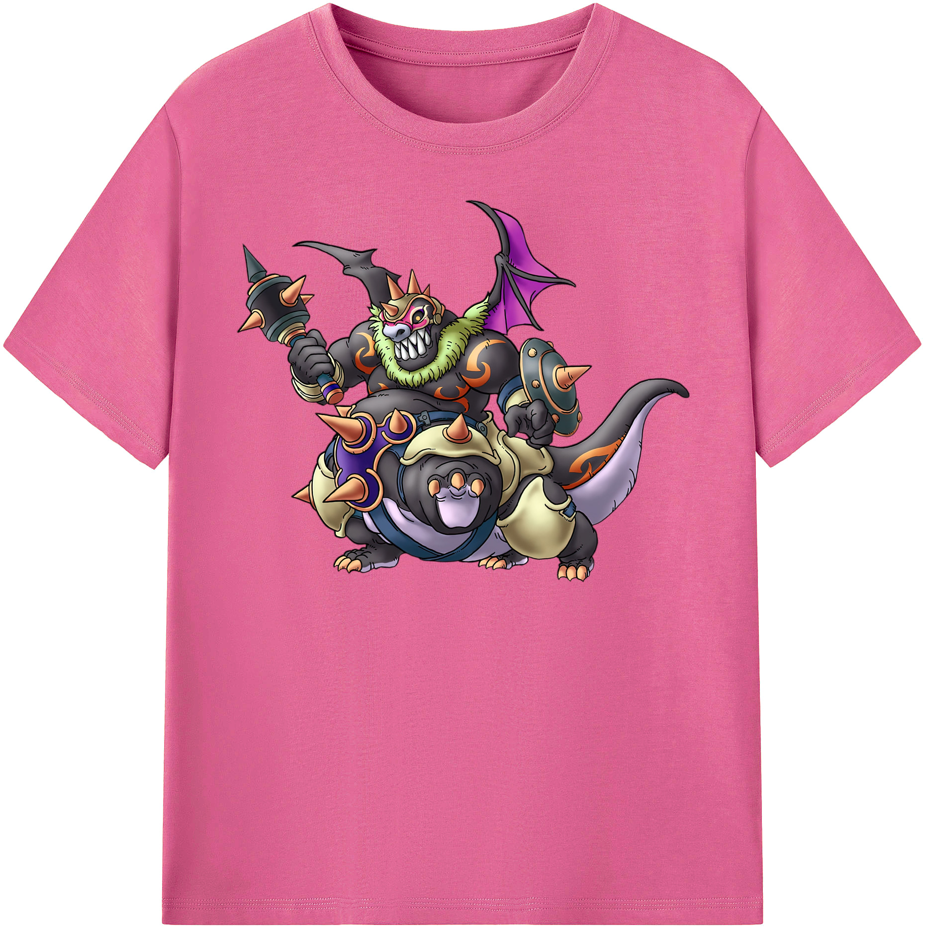 （画像用） ドラゴンクエスト Doragon Kuesuto Dragon Quest レディースカジュアルプリントTシャツ（綿100％）