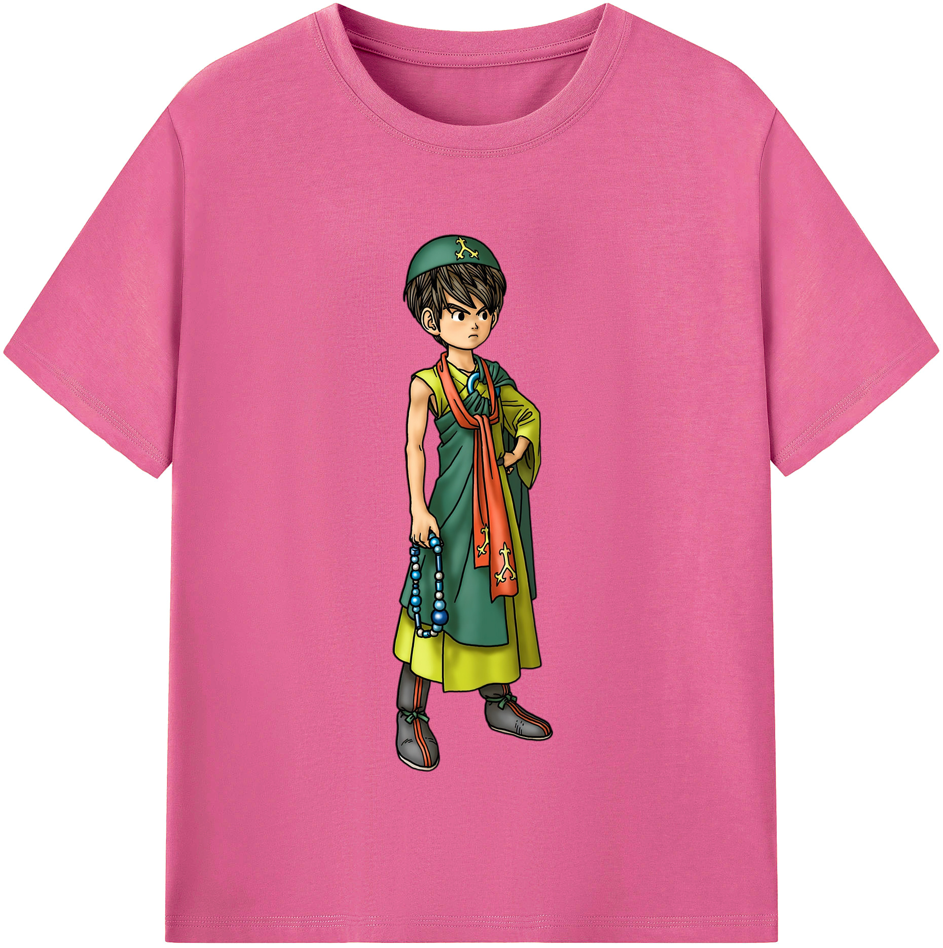 （画像用） ドラゴンクエスト Doragon Kuesuto Dragon Quest レディースカジュアルプリントTシャツ（綿100％）