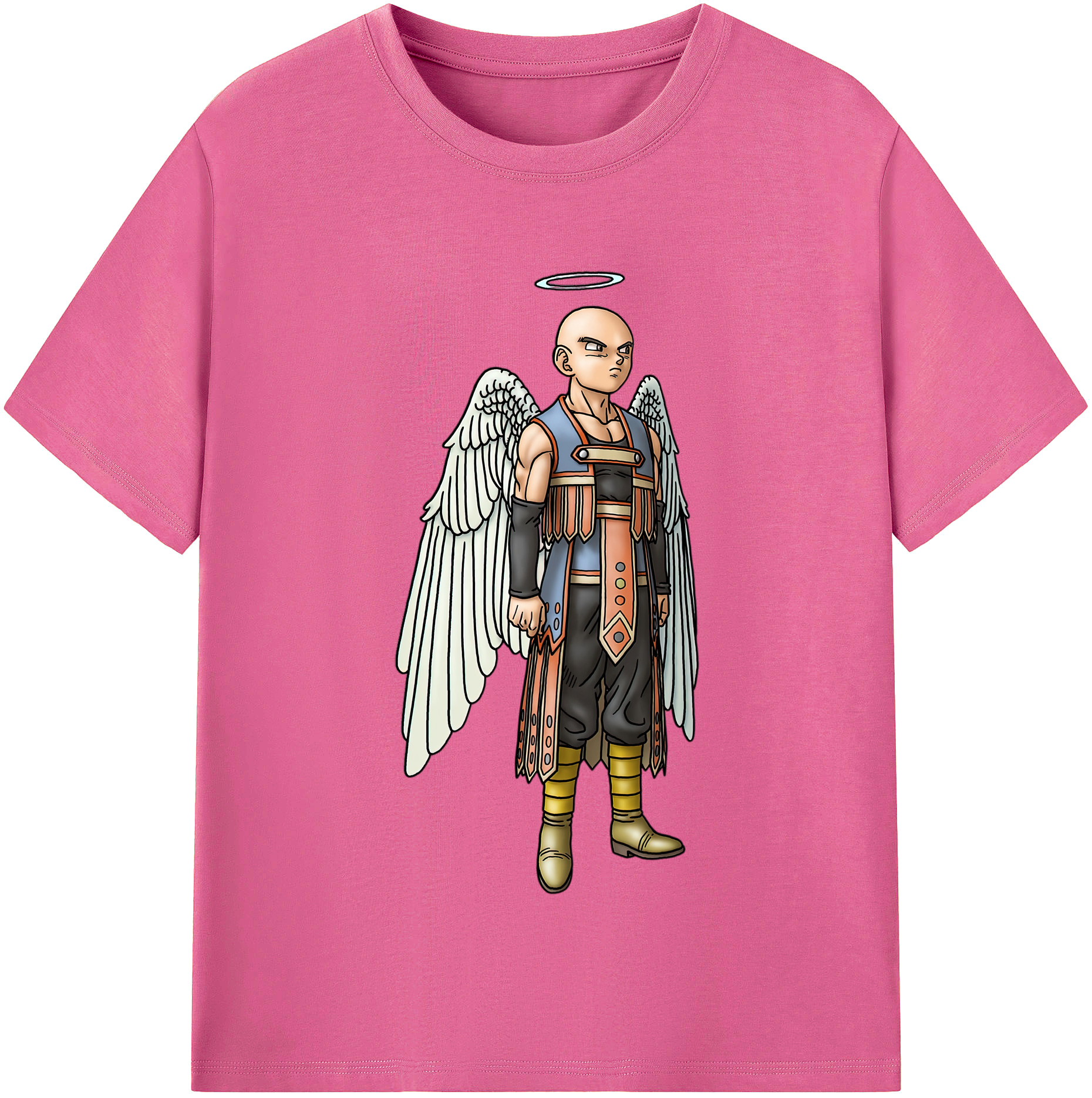 （画像用） ドラゴンクエスト Doragon Kuesuto Dragon Quest レディースカジュアルプリントTシャツ（綿100％）