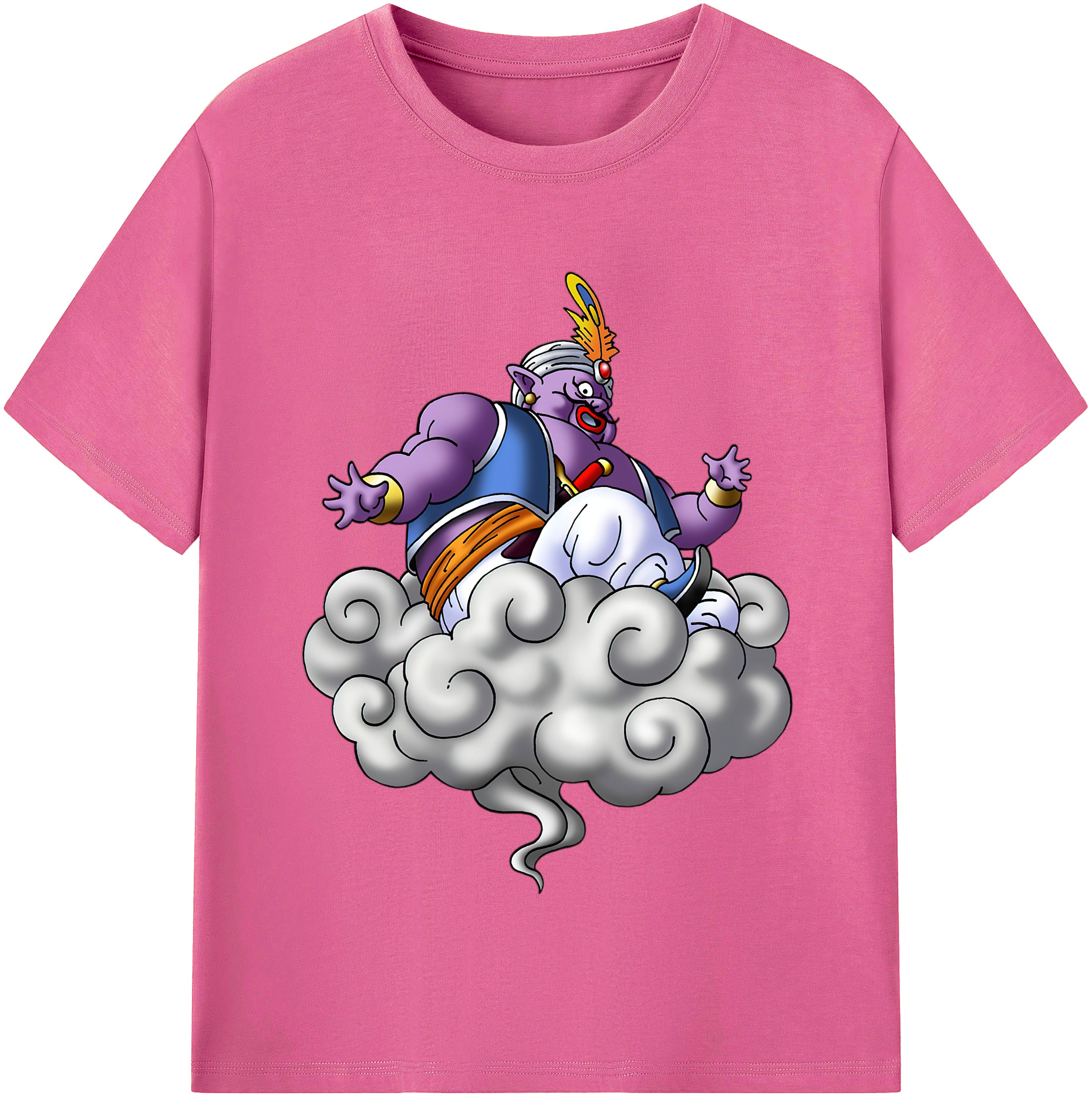（画像用） ドラゴンクエスト Doragon Kuesuto Dragon Quest レディースカジュアルプリントTシャツ（綿100％）