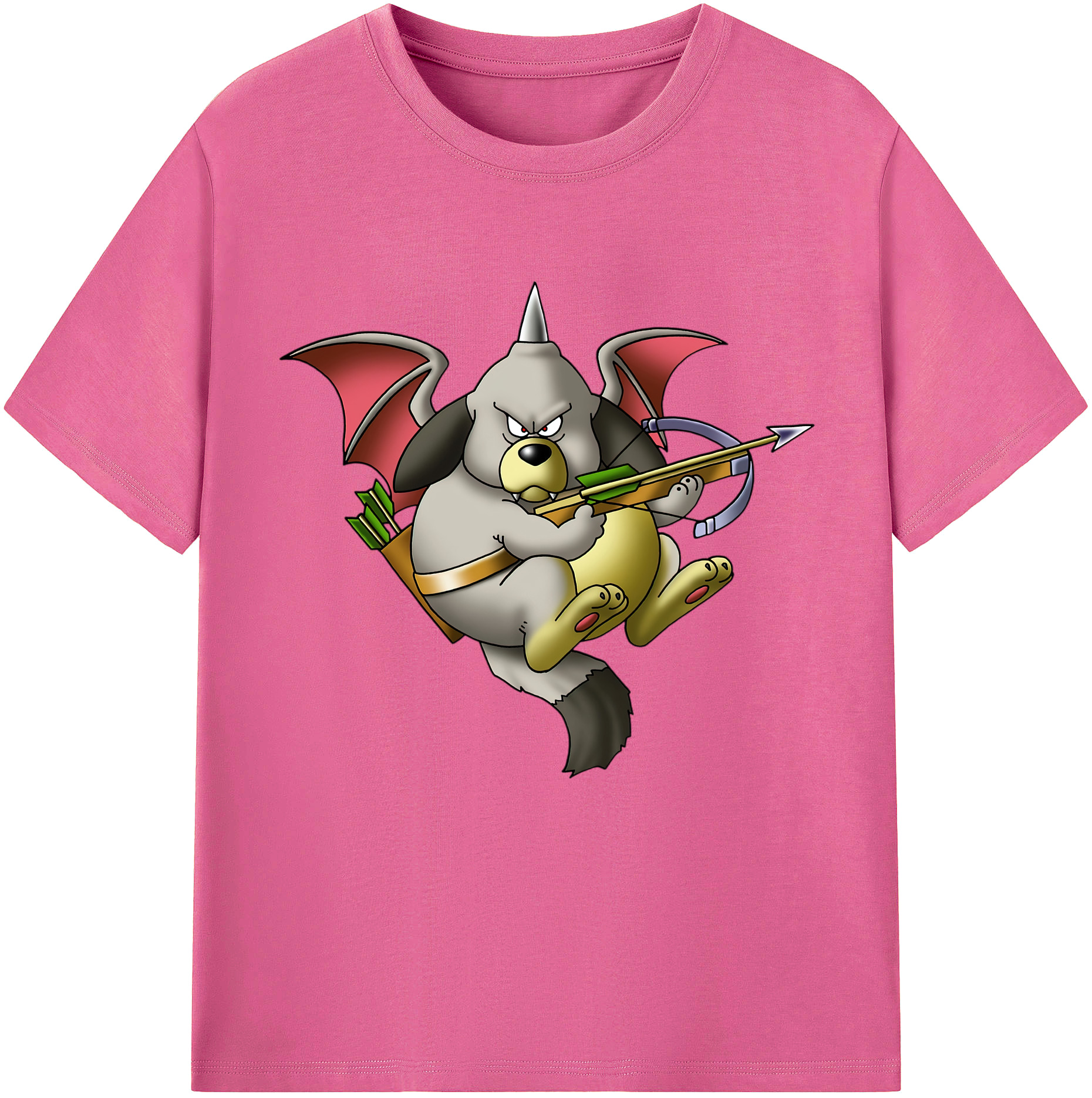 （画像用） ドラゴンクエスト Doragon Kuesuto Dragon Quest レディースカジュアルプリントTシャツ（綿100％）