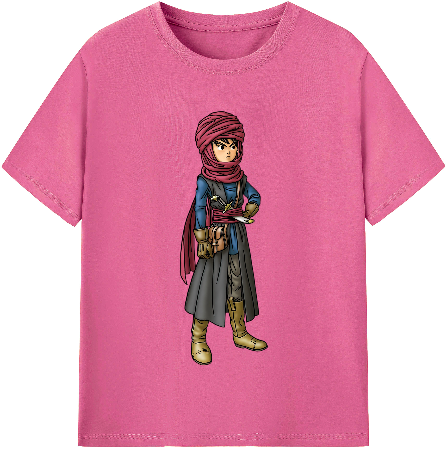 （画像用） ドラゴンクエスト Doragon Kuesuto Dragon Quest レディースカジュアルプリントTシャツ（綿100％）