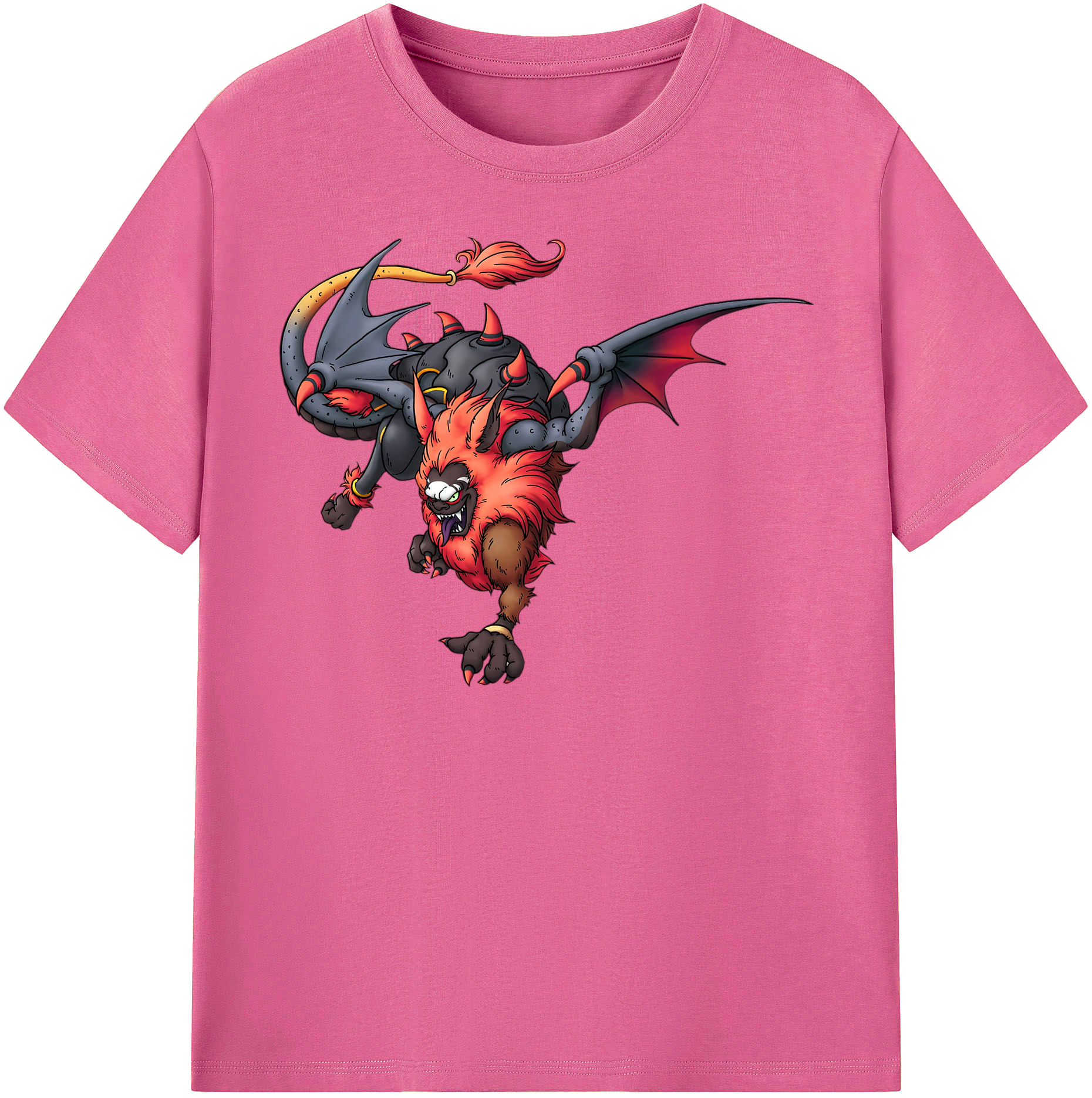 （画像用） ドラゴンクエスト Doragon Kuesuto Dragon Quest レディースカジュアルプリントTシャツ（綿100％）