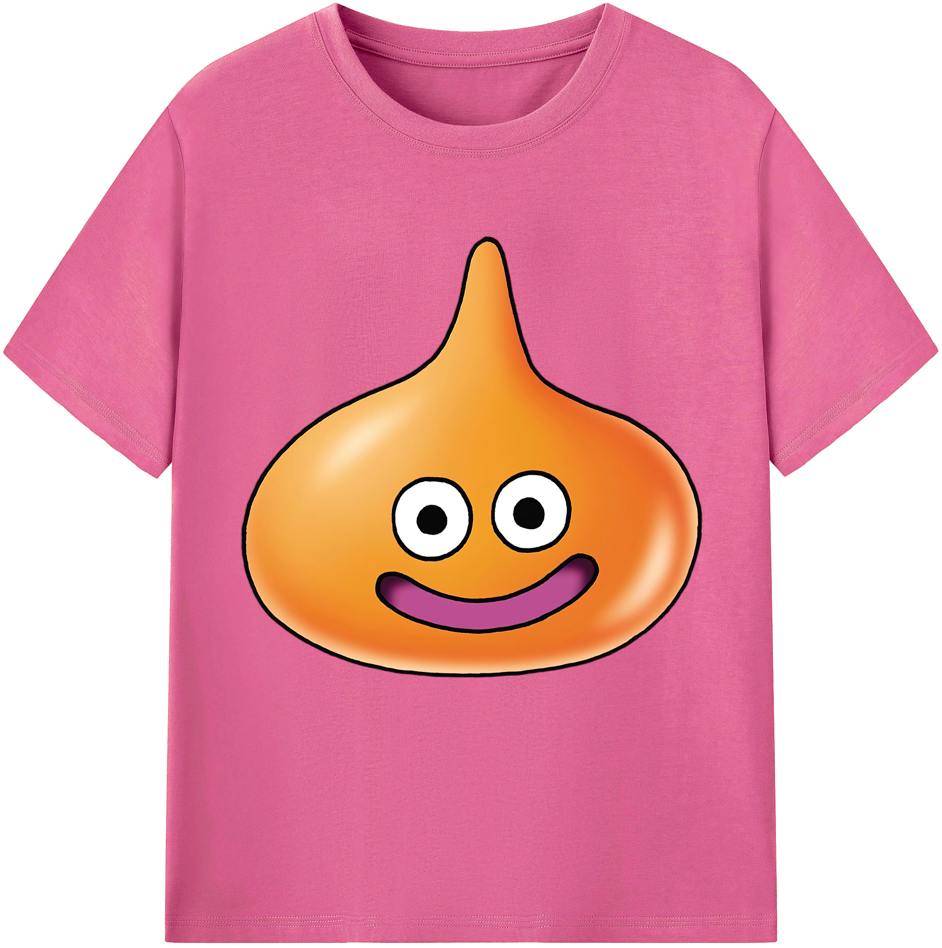 （画像用） ドラゴンクエスト Doragon Kuesuto Dragon Quest レディースカジュアルプリントTシャツ（綿100％）
