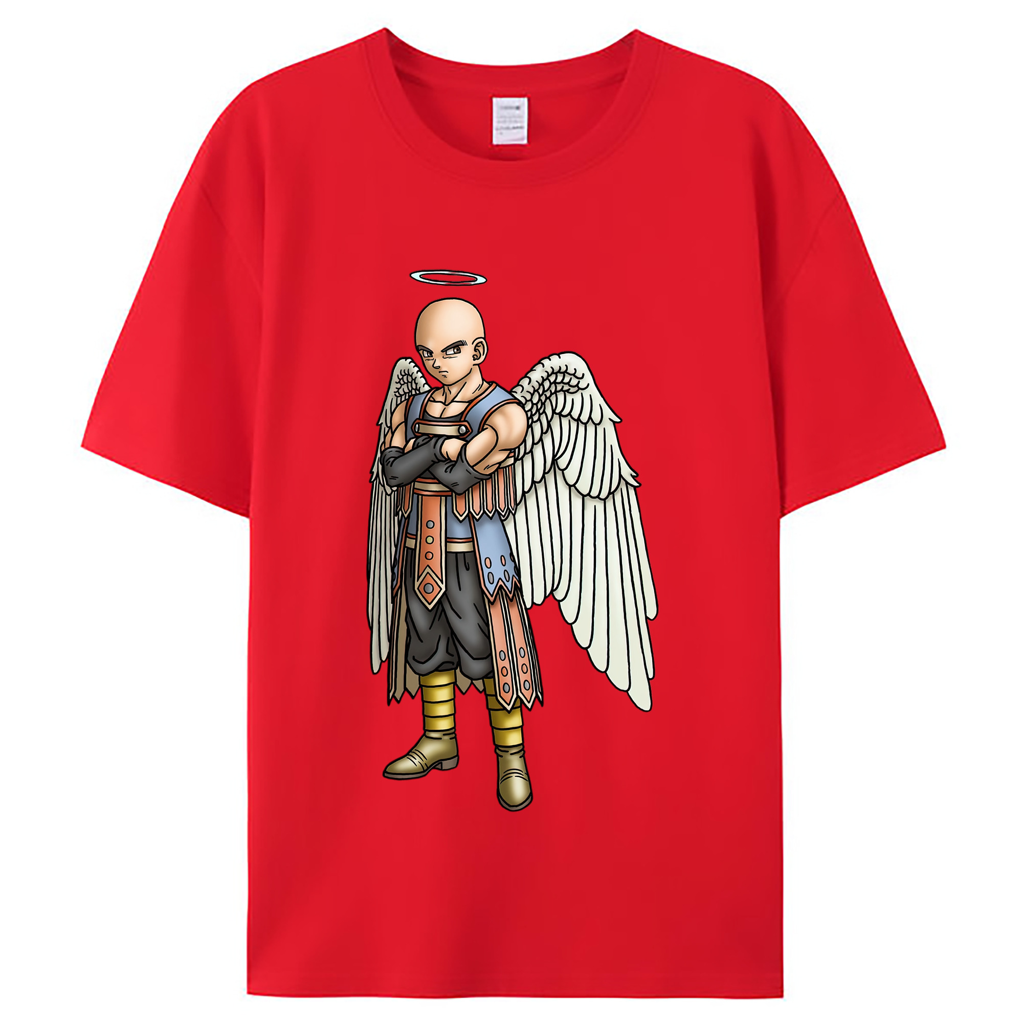 （画像用） ドラゴンクエスト Doragon Kuesuto Dragon Quest レディースカジュアルプリントTシャツ（綿100％）
