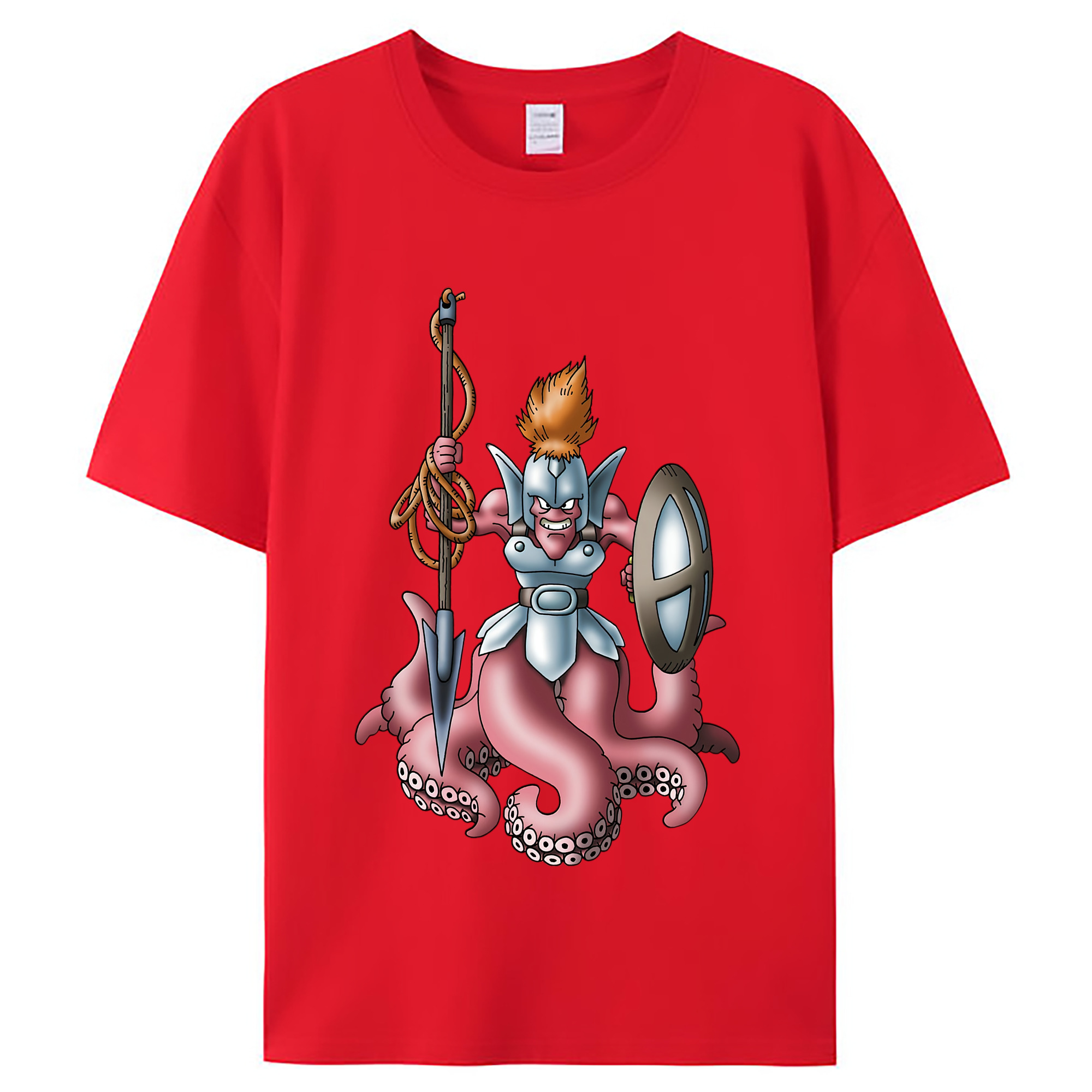 （画像用） ドラゴンクエスト Doragon Kuesuto Dragon Quest レディースカジュアルプリントTシャツ（綿100％）