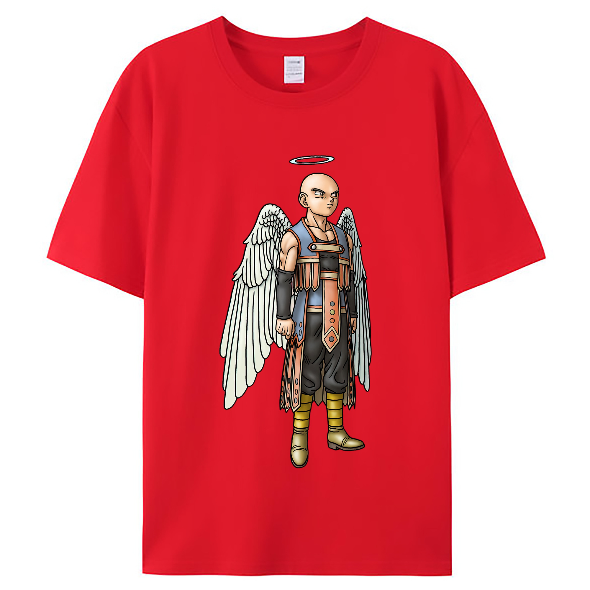 （画像用） ドラゴンクエスト Doragon Kuesuto Dragon Quest レディースカジュアルプリントTシャツ（綿100％）