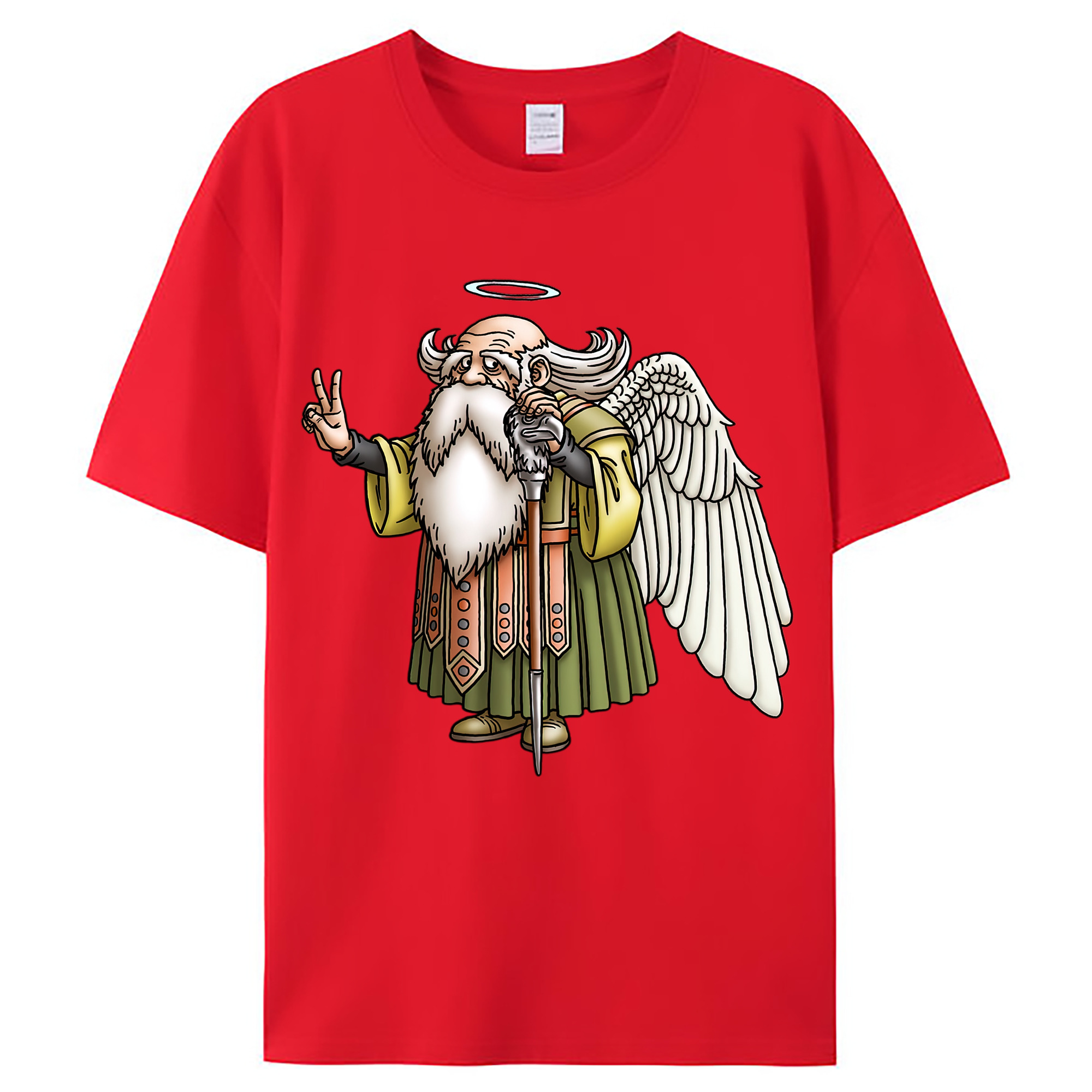 （画像用） ドラゴンクエスト Doragon Kuesuto Dragon Quest レディースカジュアルプリントTシャツ（綿100％）