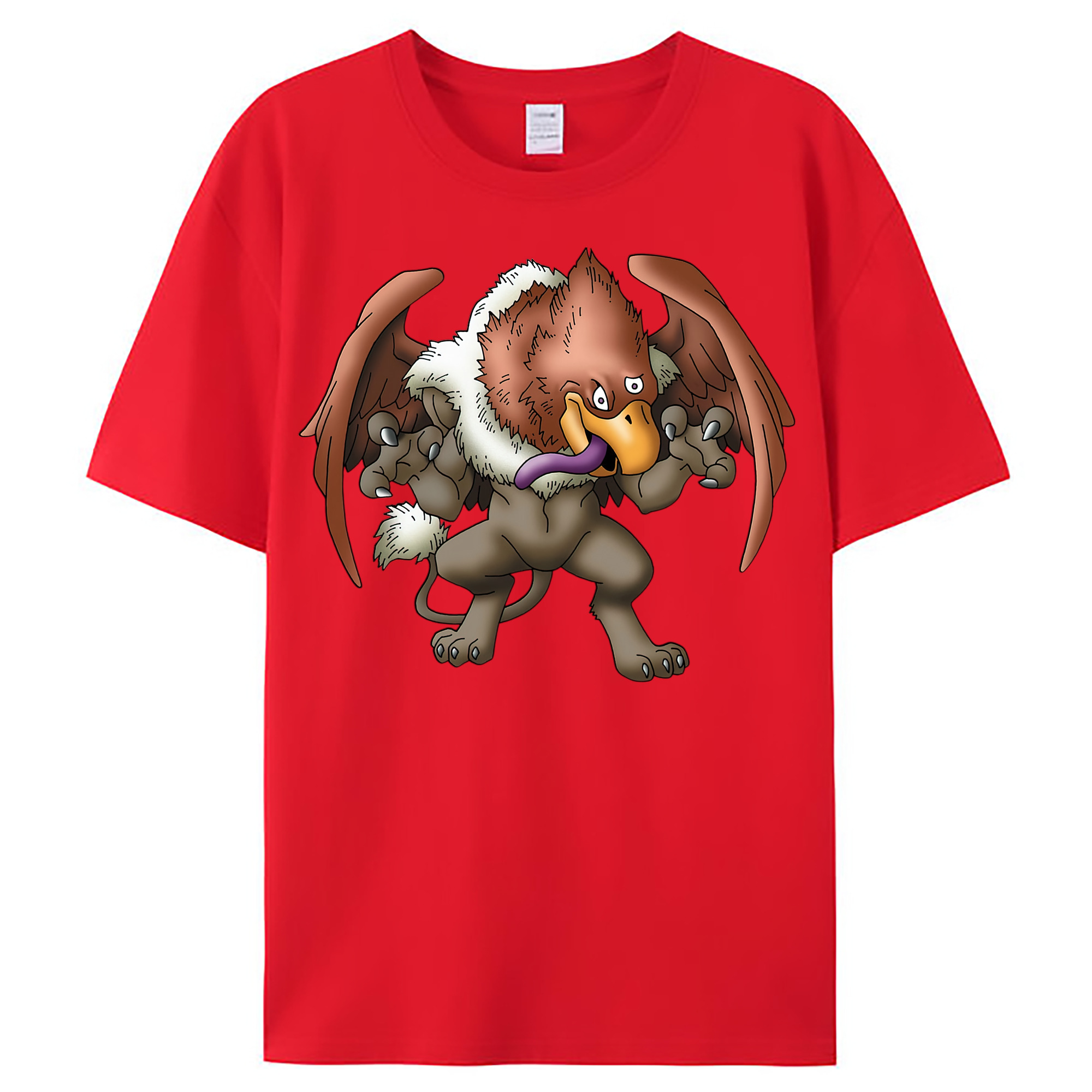 （画像用） ドラゴンクエスト Doragon Kuesuto Dragon Quest レディースカジュアルプリントTシャツ（綿100％）