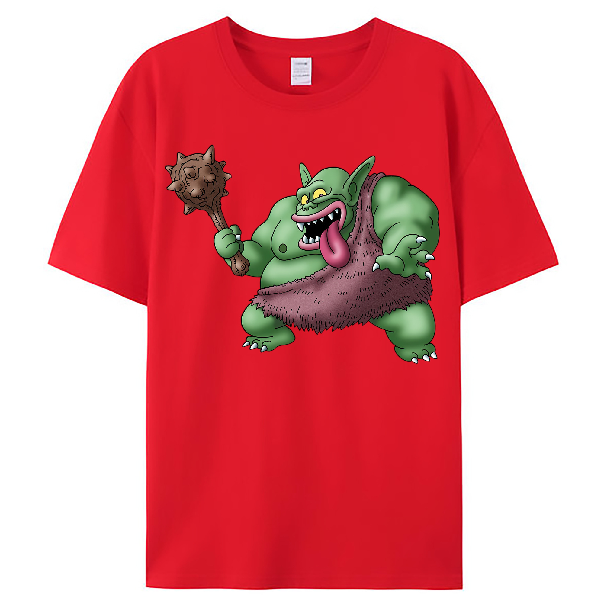 （画像用） ドラゴンクエスト Doragon Kuesuto Dragon Quest レディースカジュアルプリントTシャツ（綿100％）