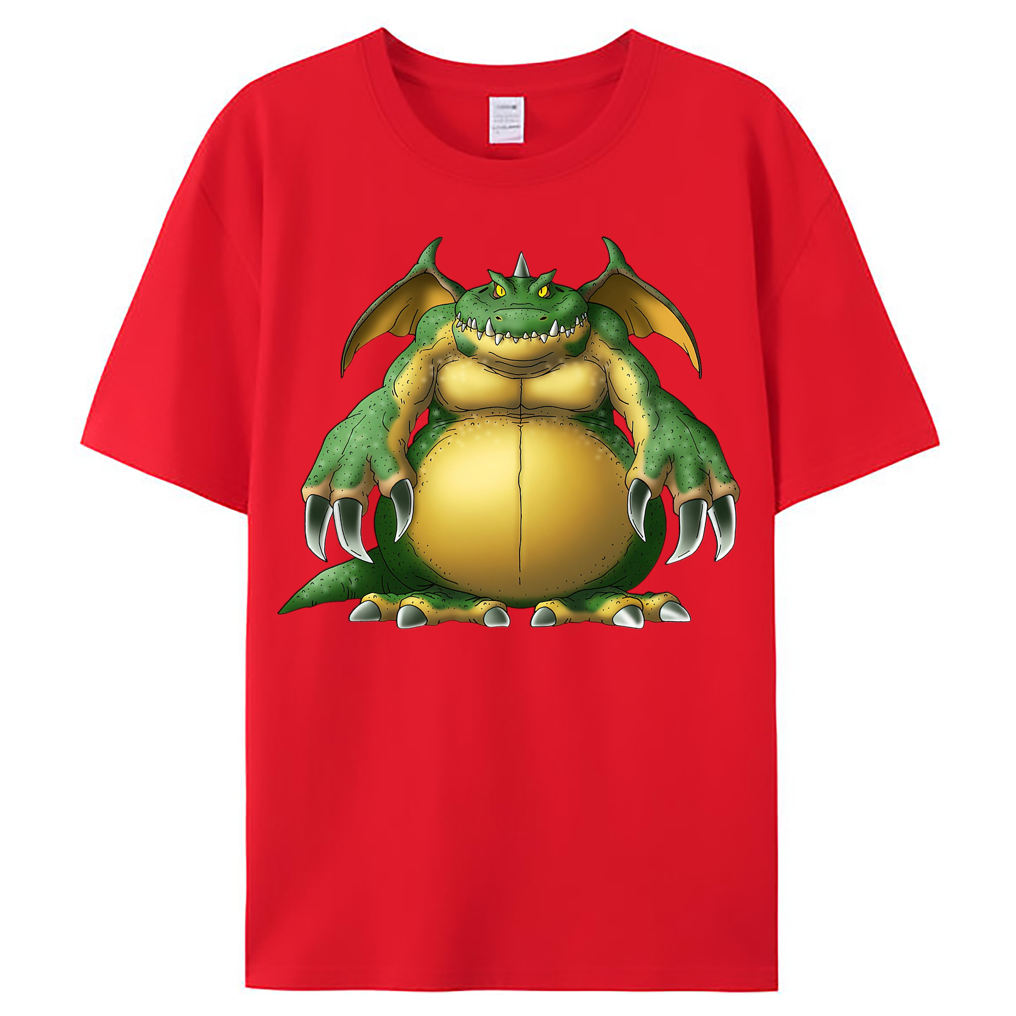 （画像用） ドラゴンクエスト Doragon Kuesuto Dragon Quest レディースカジュアルプリントTシャツ（綿100％）