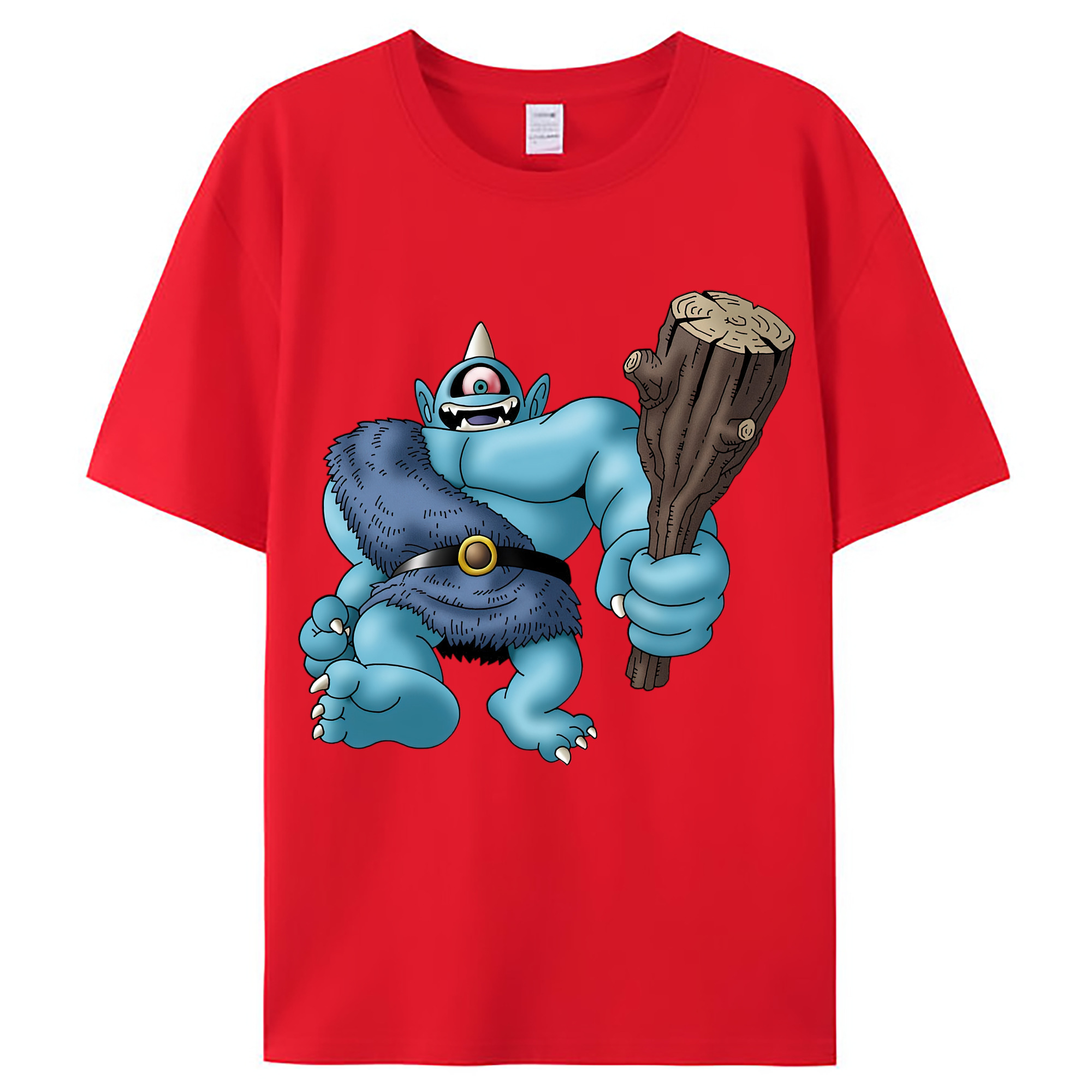 （画像用） ドラゴンクエスト Doragon Kuesuto Dragon Quest レディースカジュアルプリントTシャツ（綿100％）