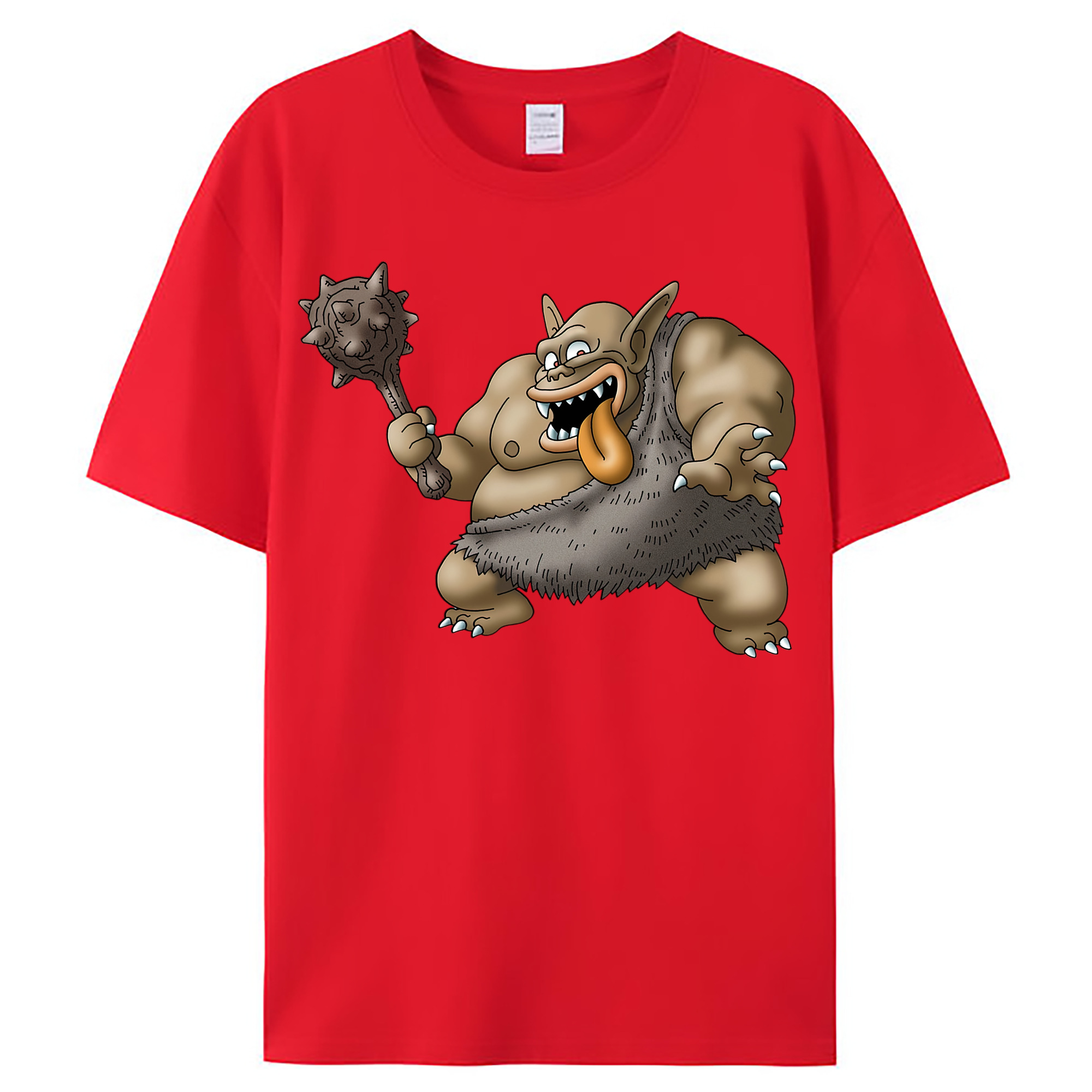 （画像用） ドラゴンクエスト Doragon Kuesuto Dragon Quest レディースカジュアルプリントTシャツ（綿100％）