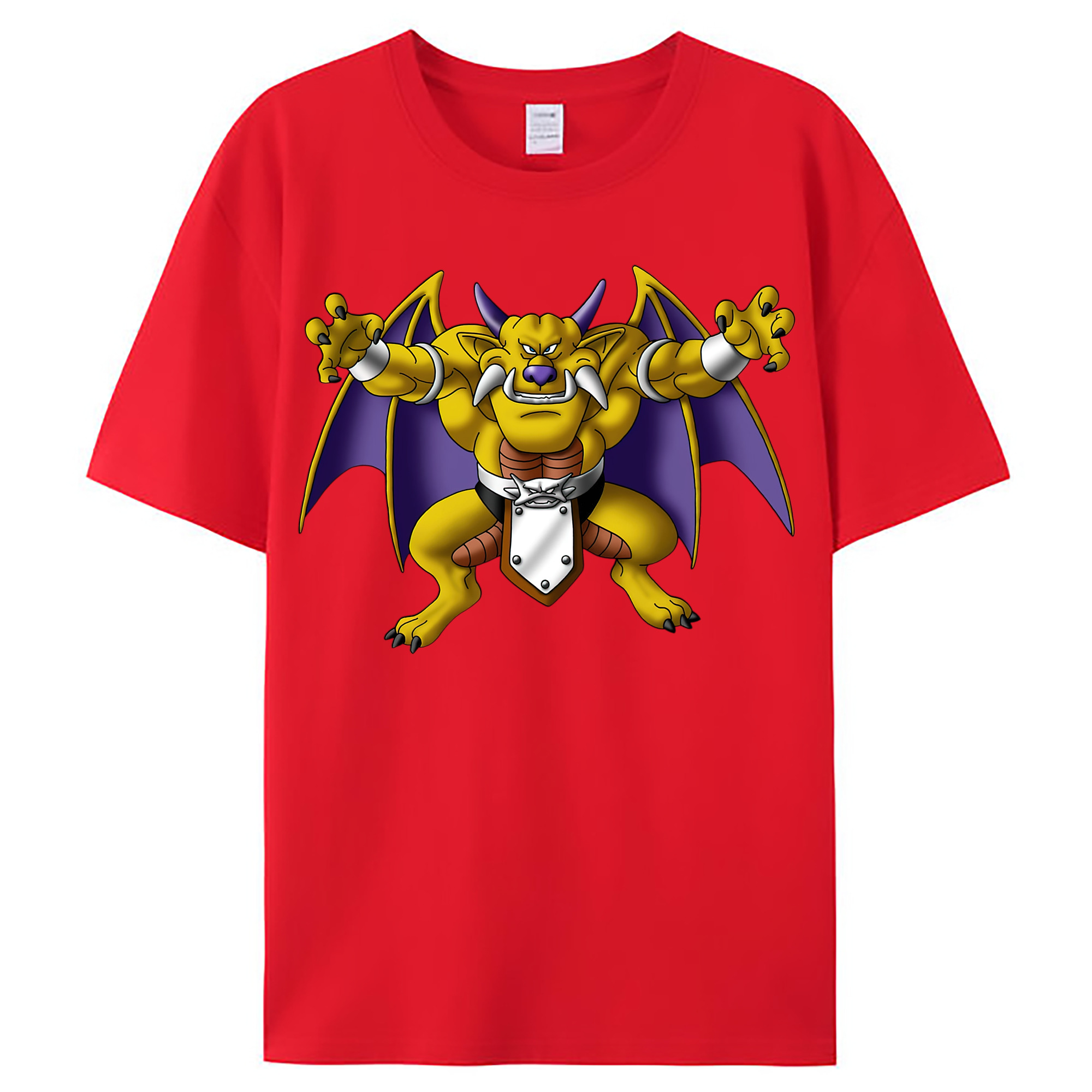 （画像用） ドラゴンクエスト Doragon Kuesuto Dragon Quest レディースカジュアルプリントTシャツ（綿100％）