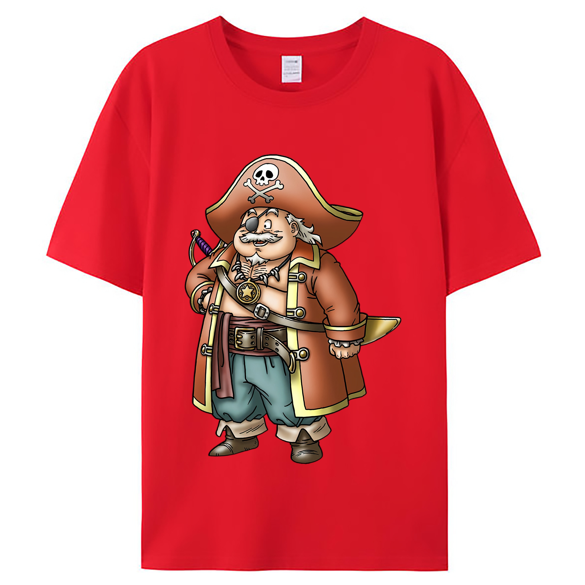 （画像用） ドラゴンクエスト Doragon Kuesuto Dragon Quest レディースカジュアルプリントTシャツ（綿100％）