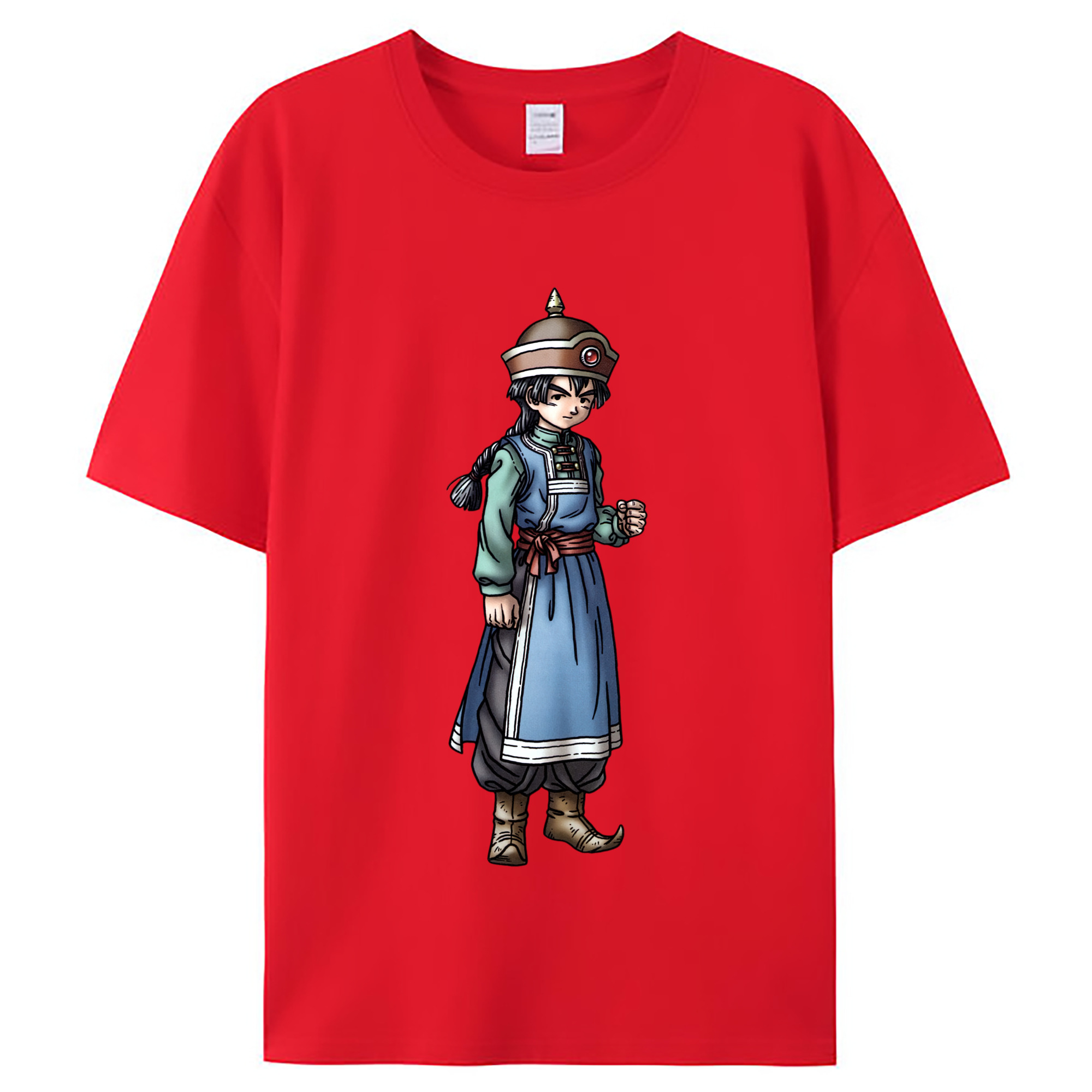（画像用） ドラゴンクエスト Doragon Kuesuto Dragon Quest レディースカジュアルプリントTシャツ（綿100％）