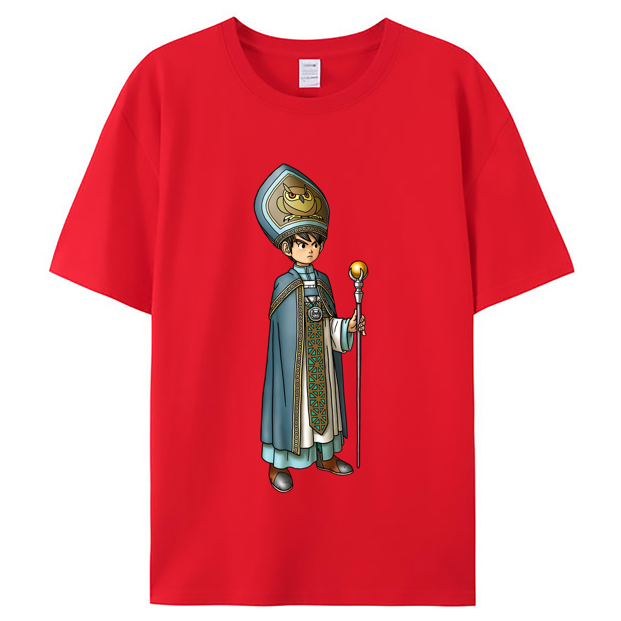 （画像用） ドラゴンクエスト Doragon Kuesuto Dragon Quest レディースカジュアルプリントTシャツ（綿100％）